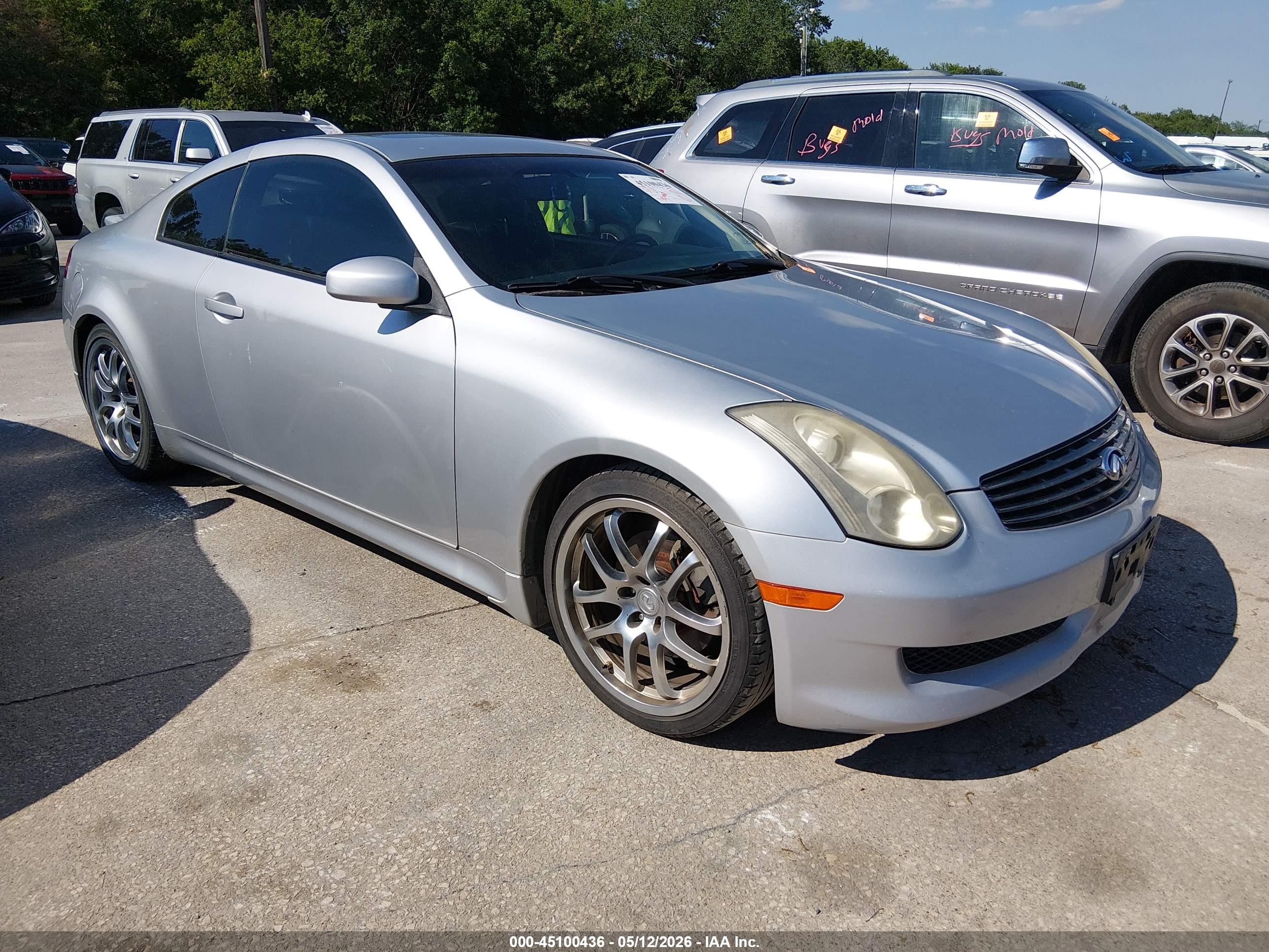 2007 Infiniti G35   Silver vin: JNKCV54E17M902191