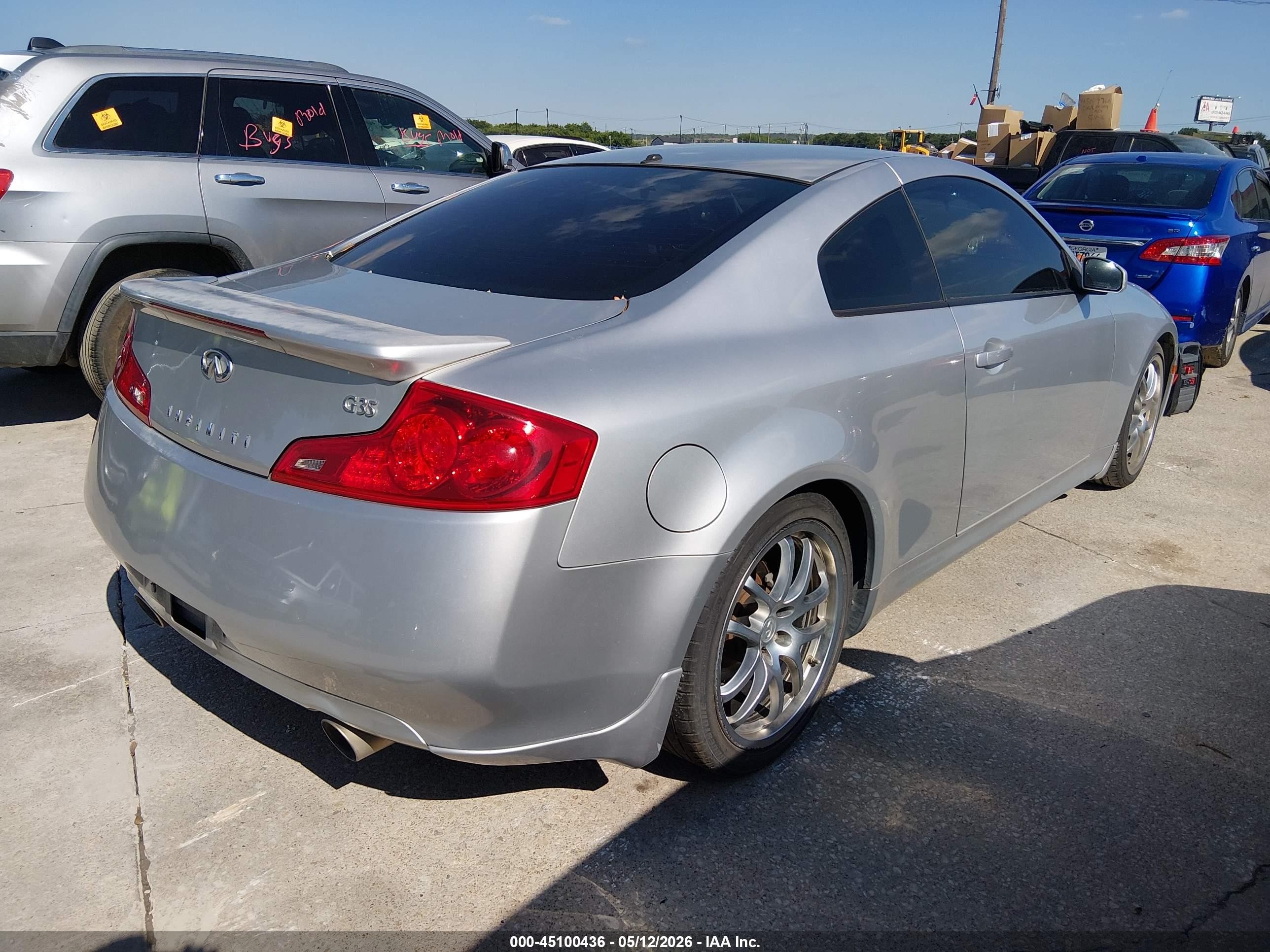 2007 Infiniti G35   Silver vin: JNKCV54E17M902191