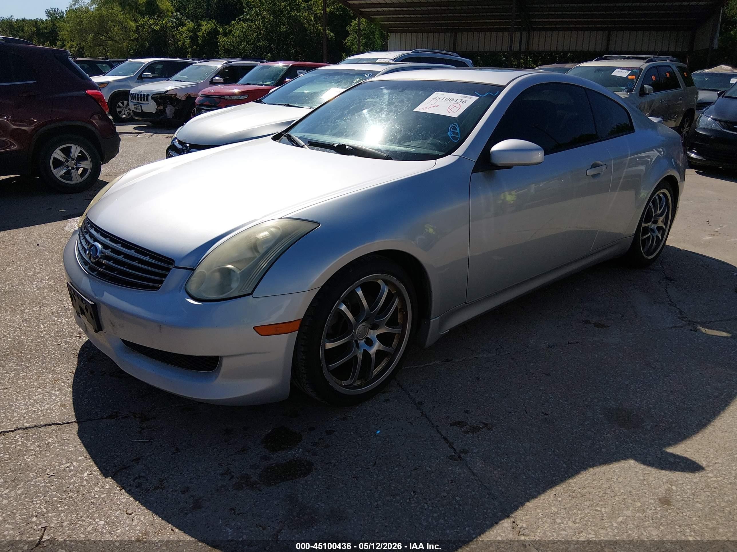 2007 Infiniti G35   Silver vin: JNKCV54E17M902191