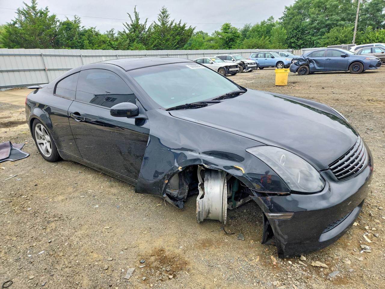 2003 Infiniti G35 Base Black vin: JNKCV54E23M224769
