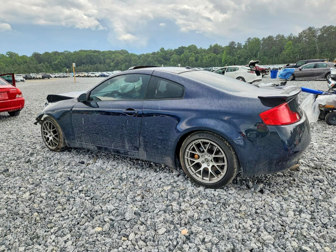 2004 Infiniti G35 Base Blue vin: JNKCV54E24M300895