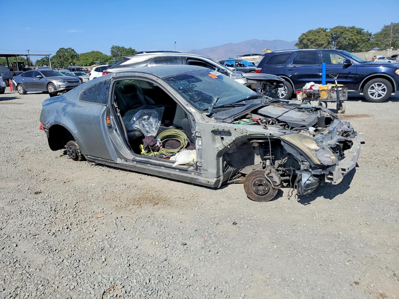 2005 Infiniti G35 Base Gray vin: JNKCV54E25M408550
