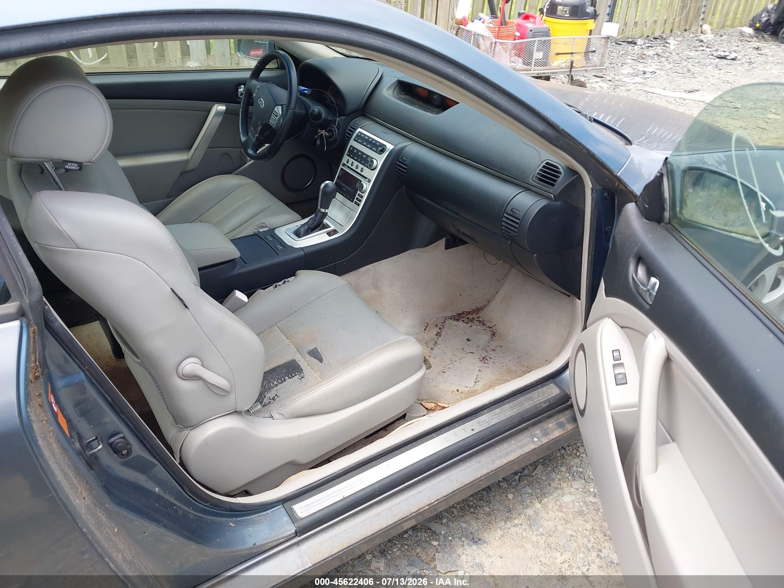 2005 Infiniti G35   Blue vin: JNKCV54E25M418785