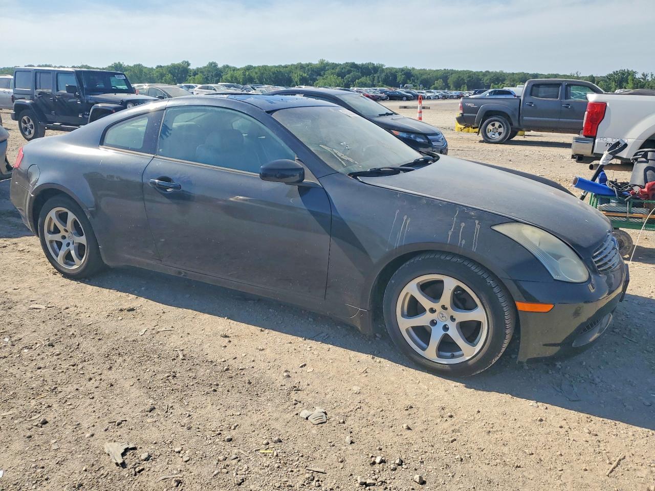 2006 Infiniti G35 Base Black vin: JNKCV54E26M711152