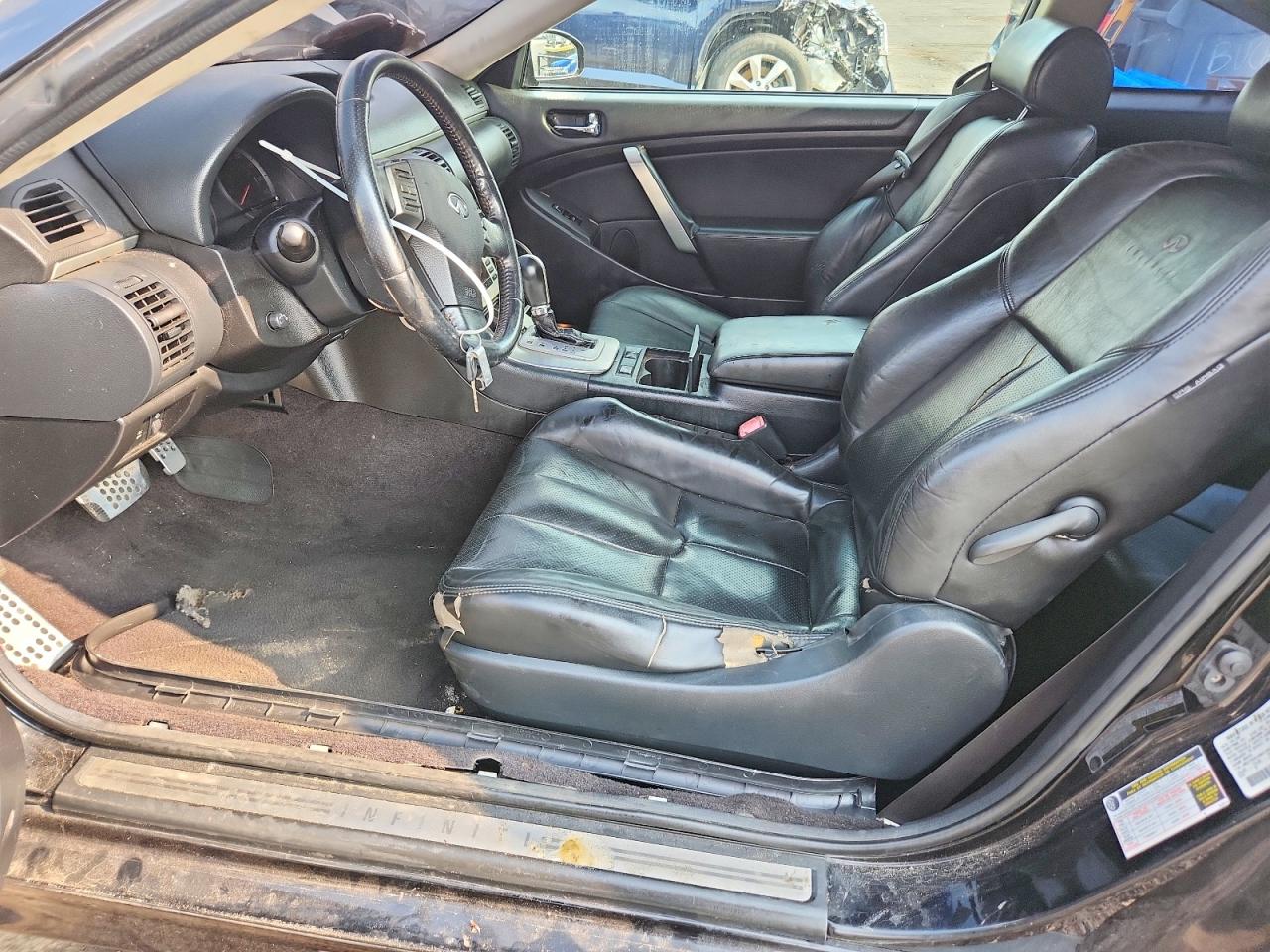 2006 Infiniti G35 Base Black vin: JNKCV54E26M716920