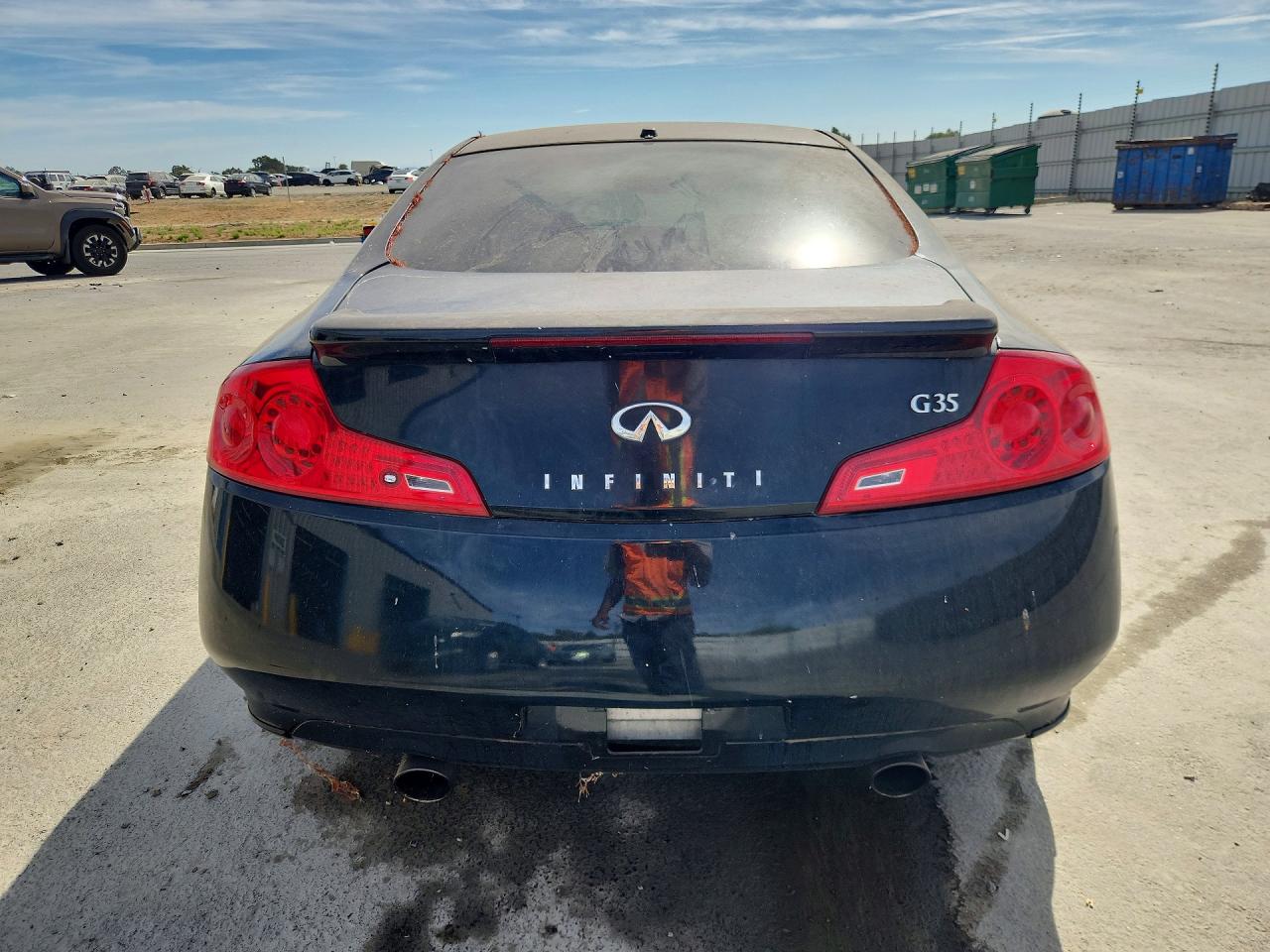 2006 Infiniti G35 Base Black vin: JNKCV54E26M718263