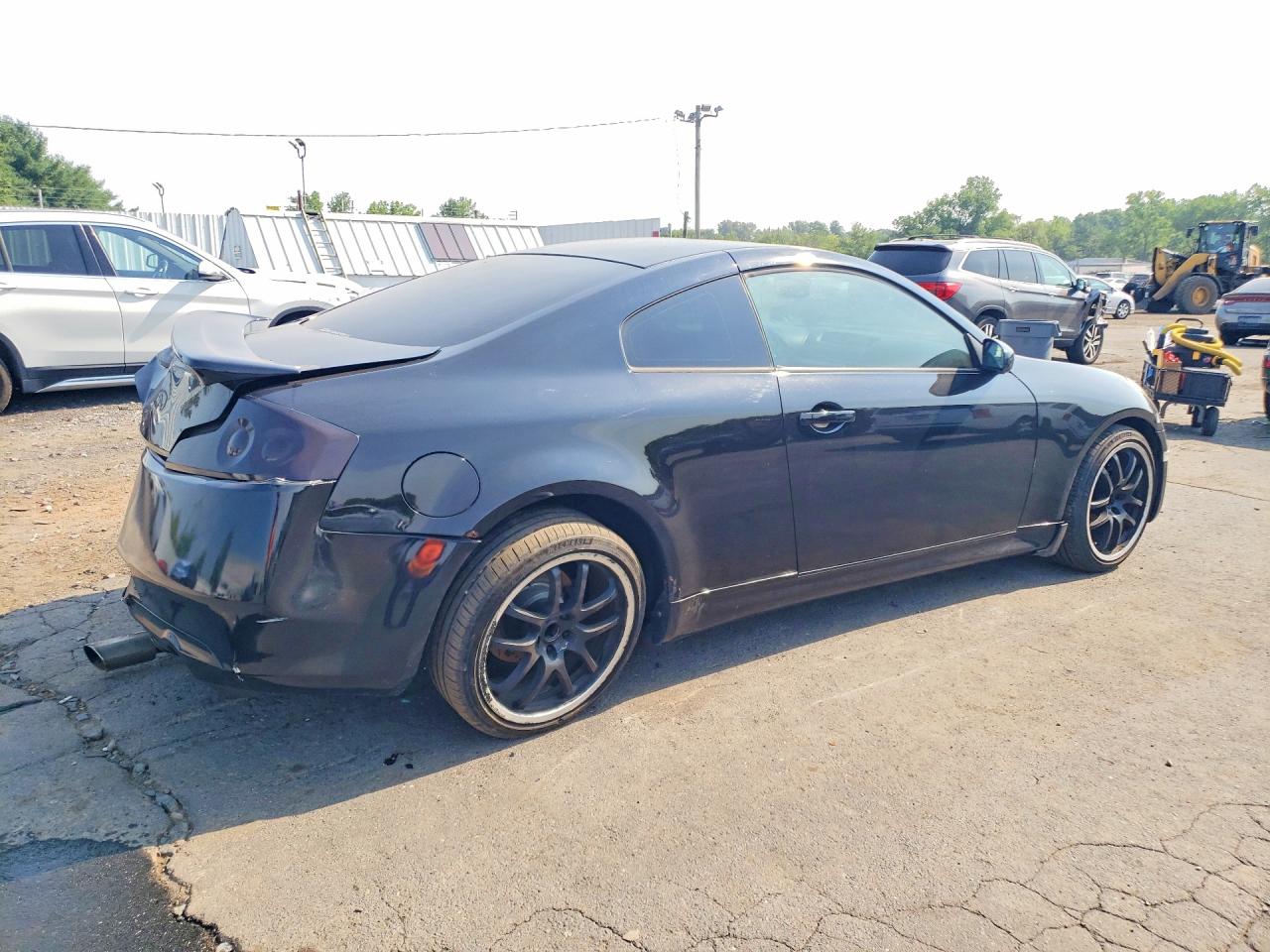 2007 Infiniti G35 Base Black vin: JNKCV54E27M903317