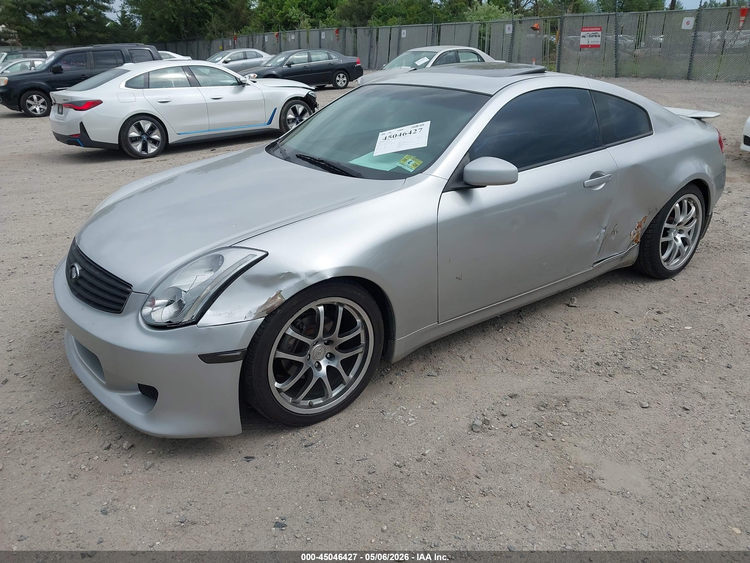 2003 Infiniti G35 Base W/leather Gray vin: JNKCV54E33M223291
