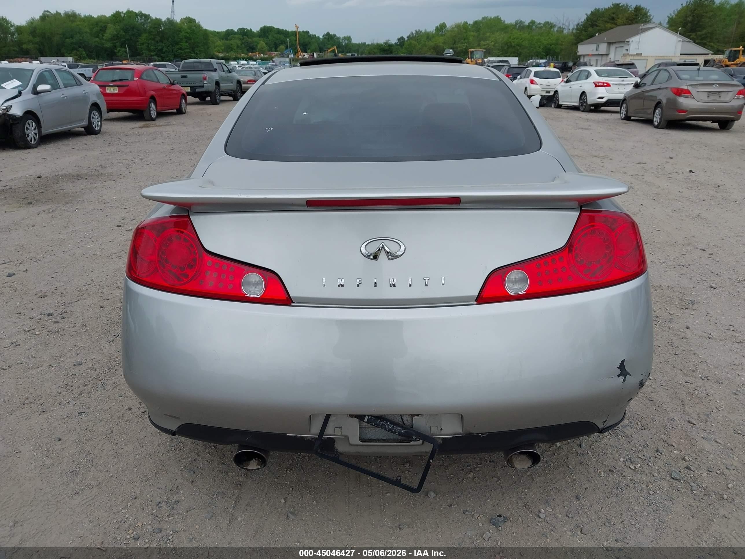 2003 Infiniti G35 Base W/leather Gray vin: JNKCV54E33M223291