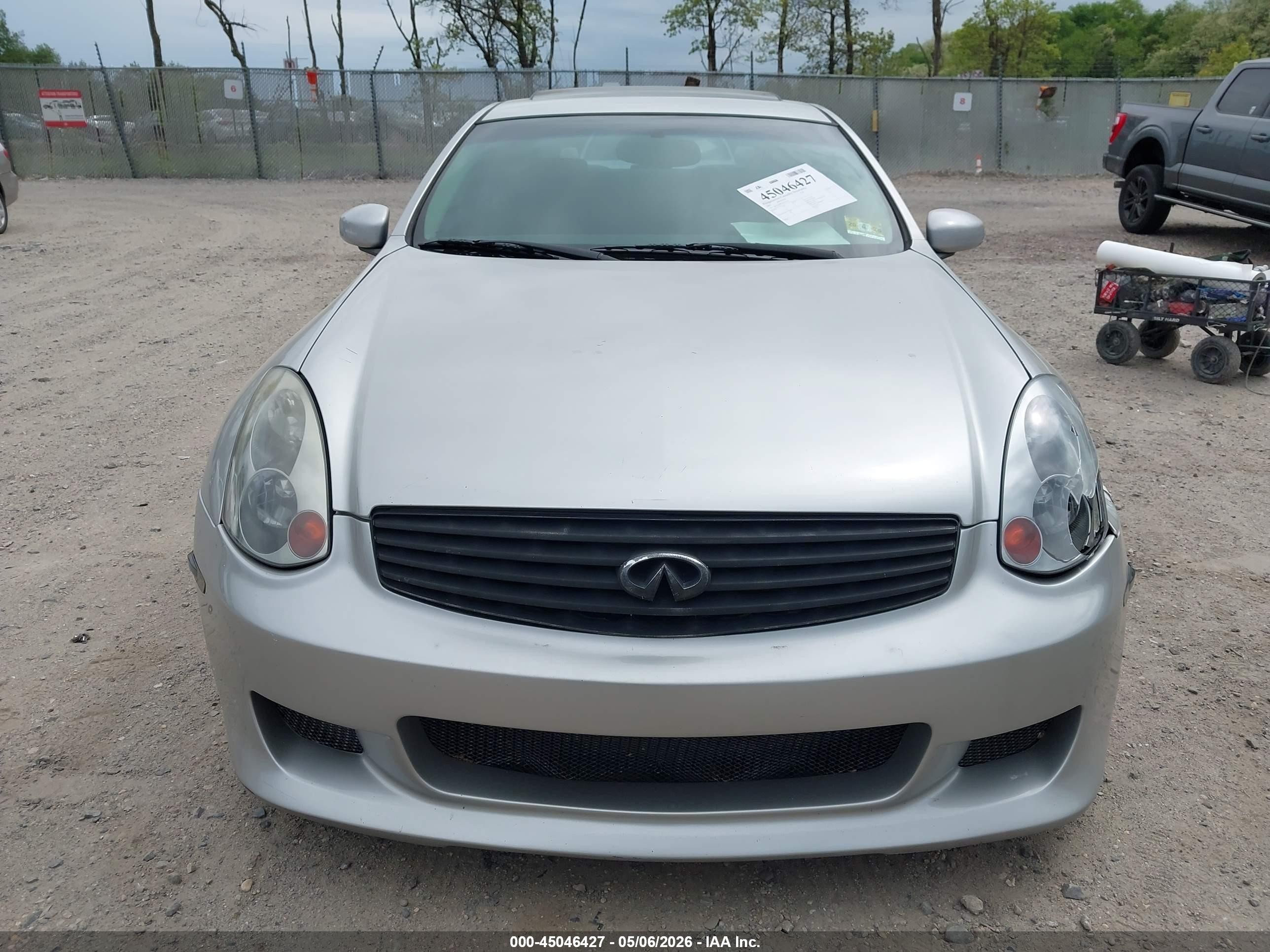 2003 Infiniti G35 Base W/leather Gray vin: JNKCV54E33M223291
