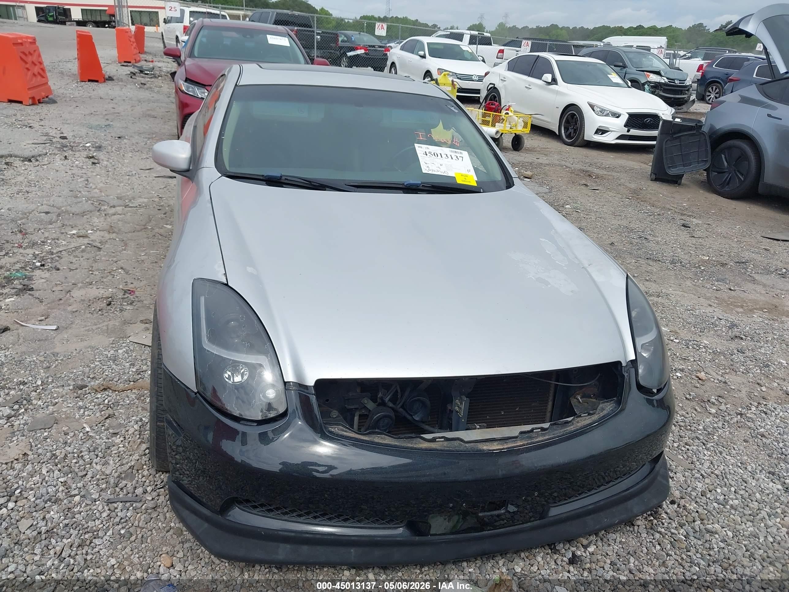 2004 Infiniti G35   Silver vin: JNKCV54E34M806283