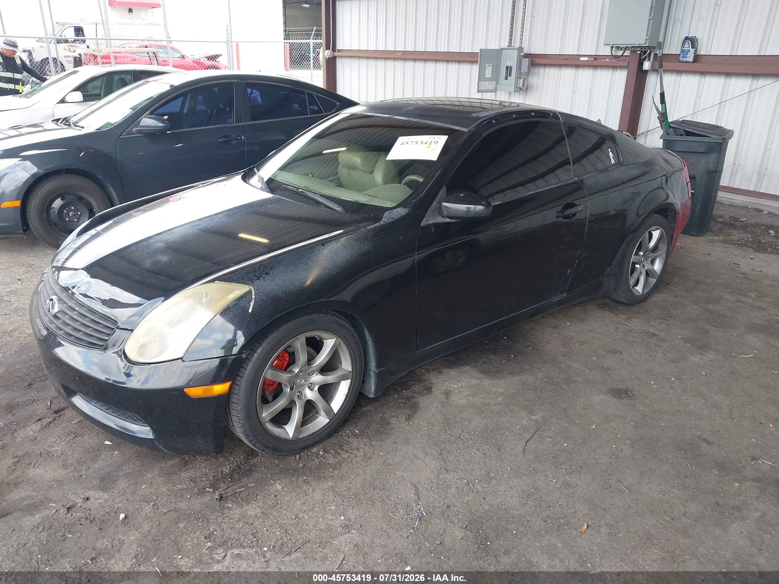 2004 Infiniti G35   Black vin: JNKCV54E34M816408