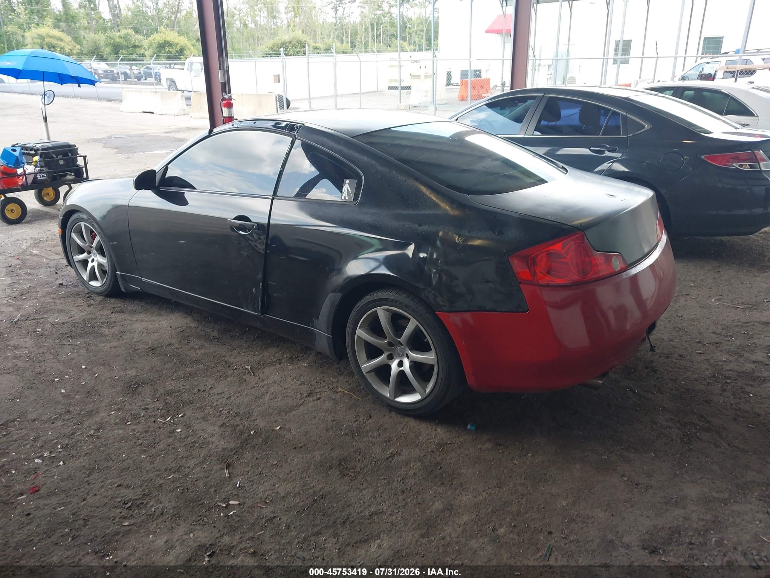 2004 Infiniti G35   Black vin: JNKCV54E34M816408