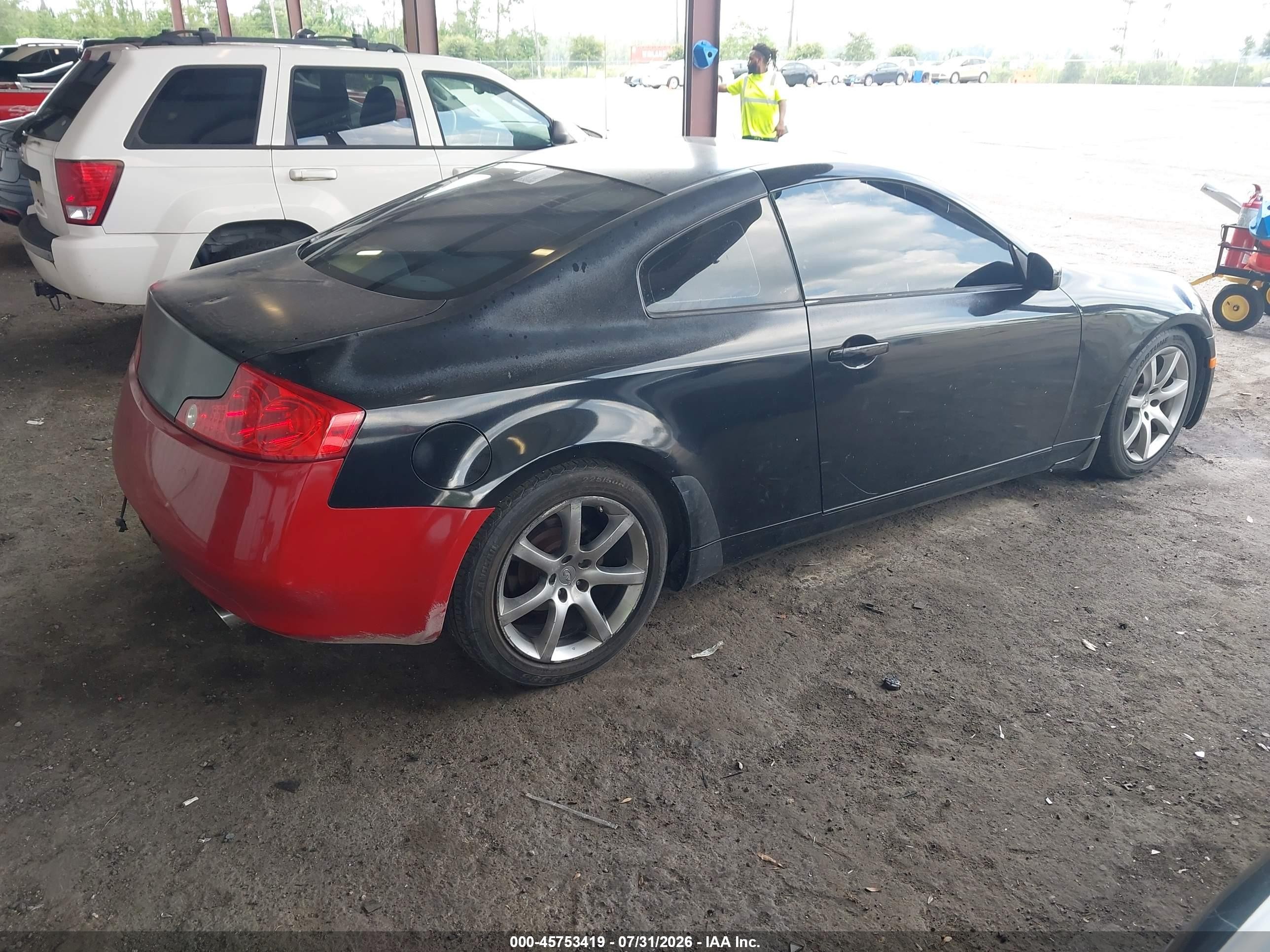 2004 Infiniti G35   Black vin: JNKCV54E34M816408