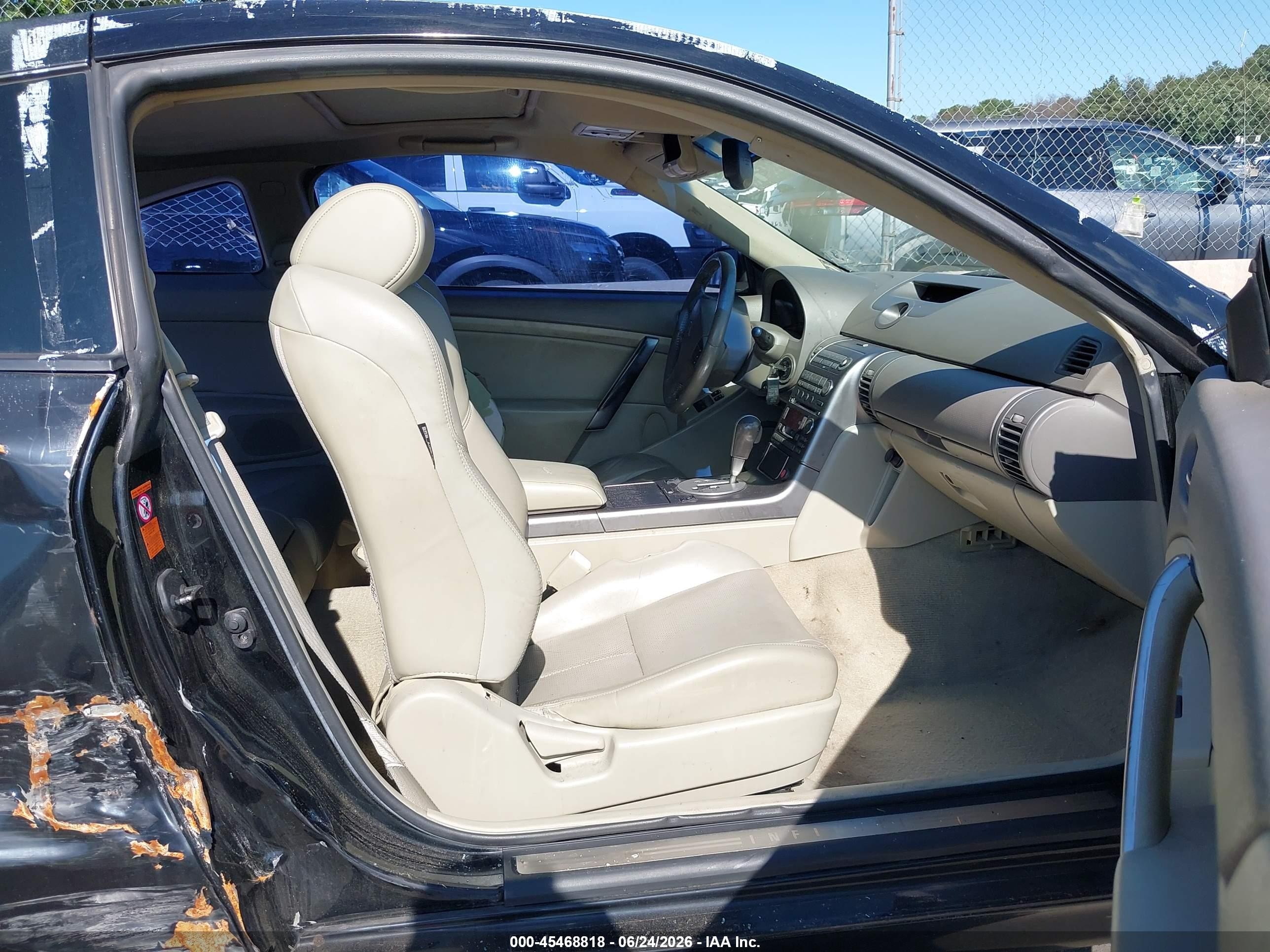 2004 Infiniti G35   Black vin: JNKCV54E34M817302