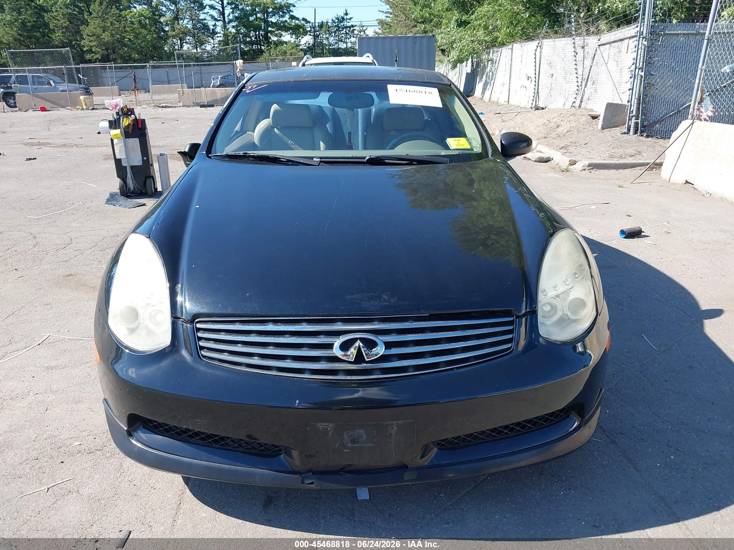 2004 Infiniti G35   Black vin: JNKCV54E34M817302