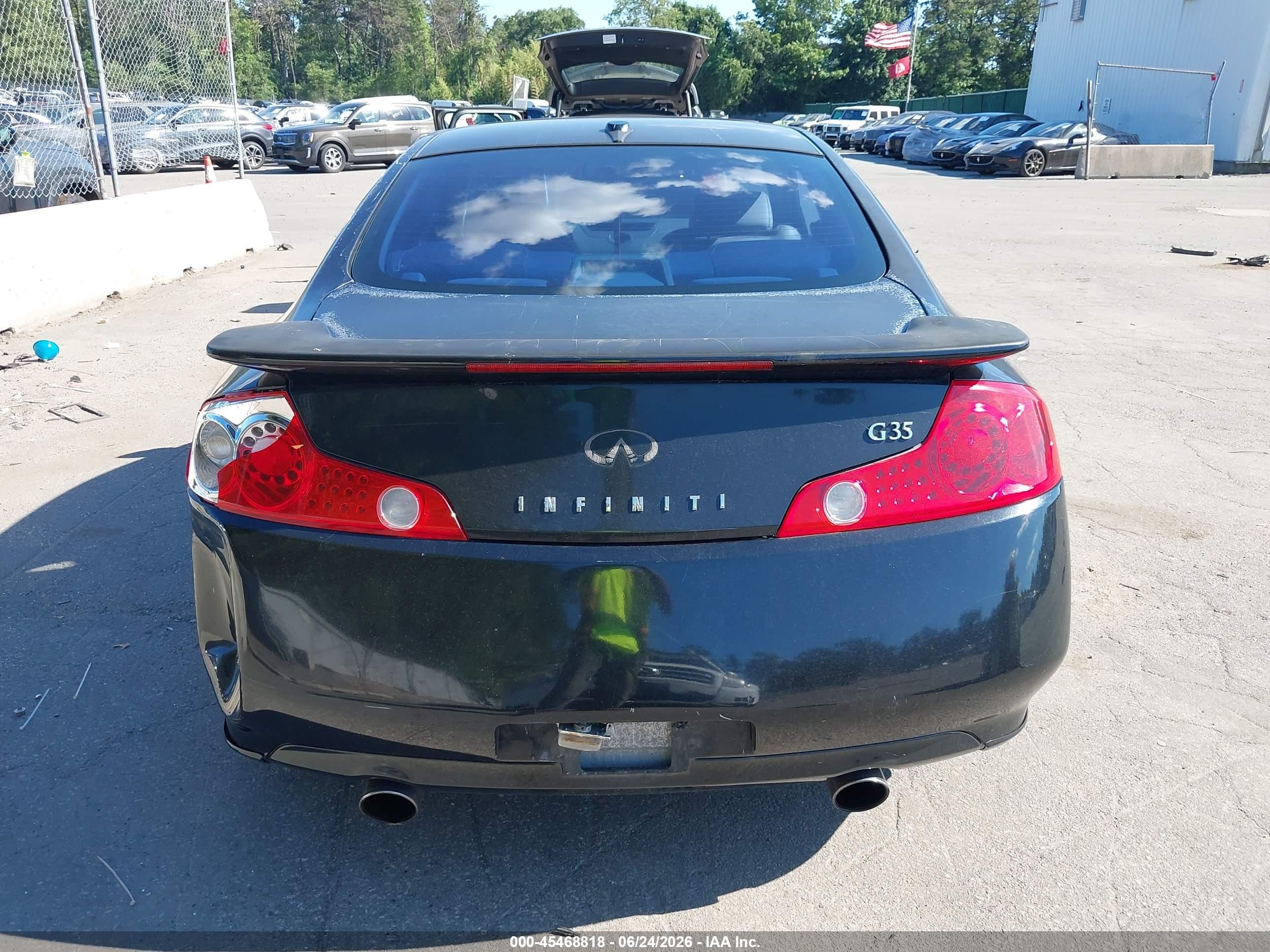 2004 Infiniti G35   Black vin: JNKCV54E34M817302