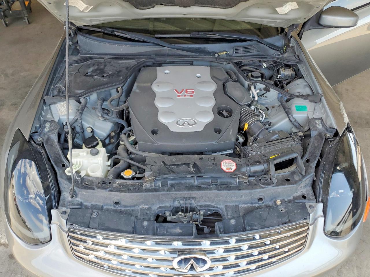 2004 Infiniti G35 Base Gray vin: JNKCV54E34M827019