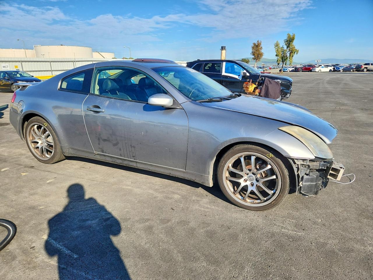 2005 Infiniti G35 Base Gray vin: JNKCV54E35M412557