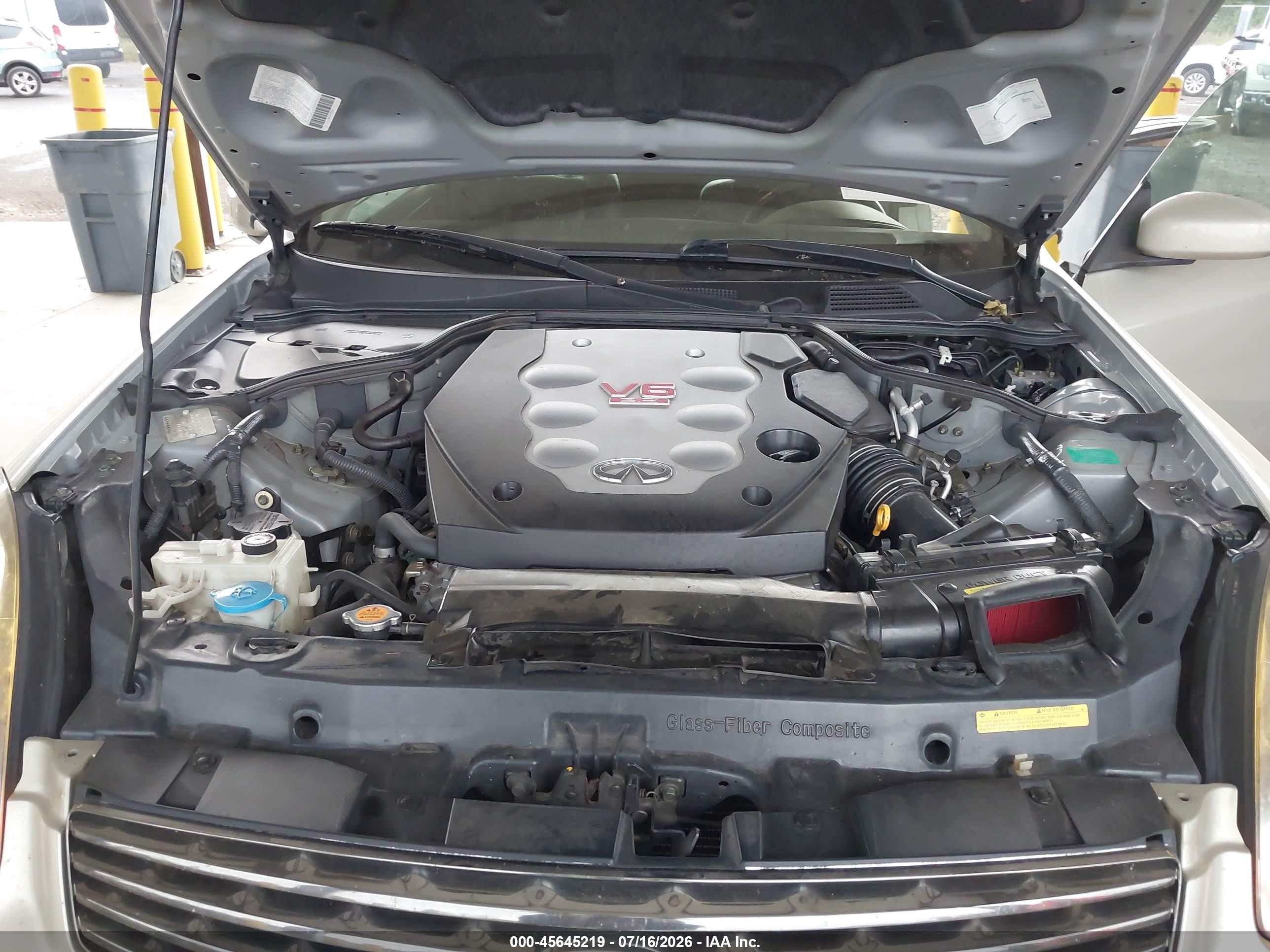 2005 Infiniti G35   Tan vin: JNKCV54E35M416401