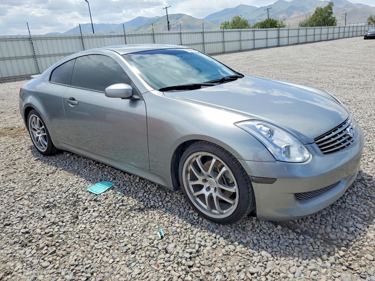 2006 Infiniti G35 Base Gray vin: JNKCV54E36M706865