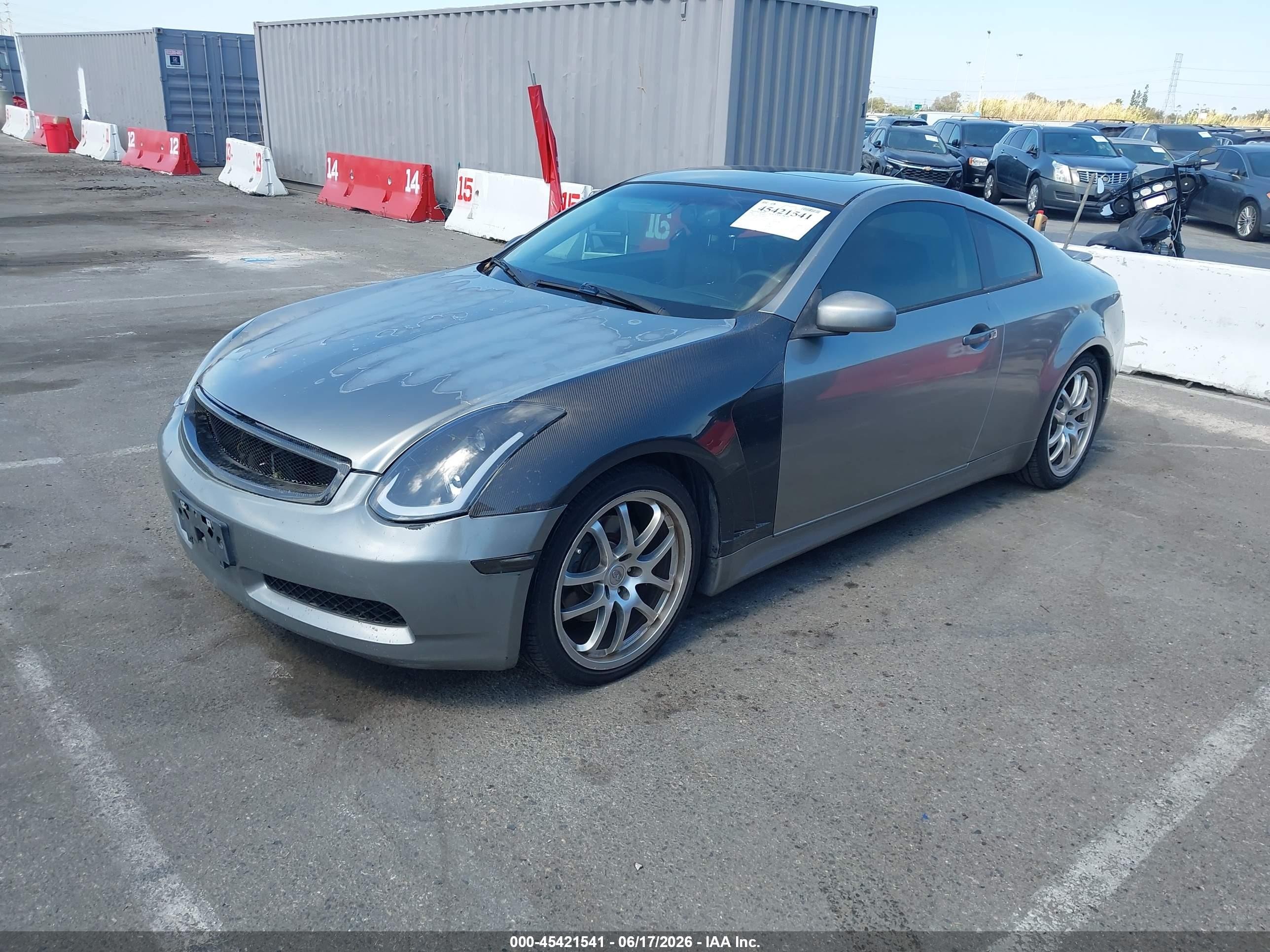2006 Infiniti G35   Silver vin: JNKCV54E36M714979