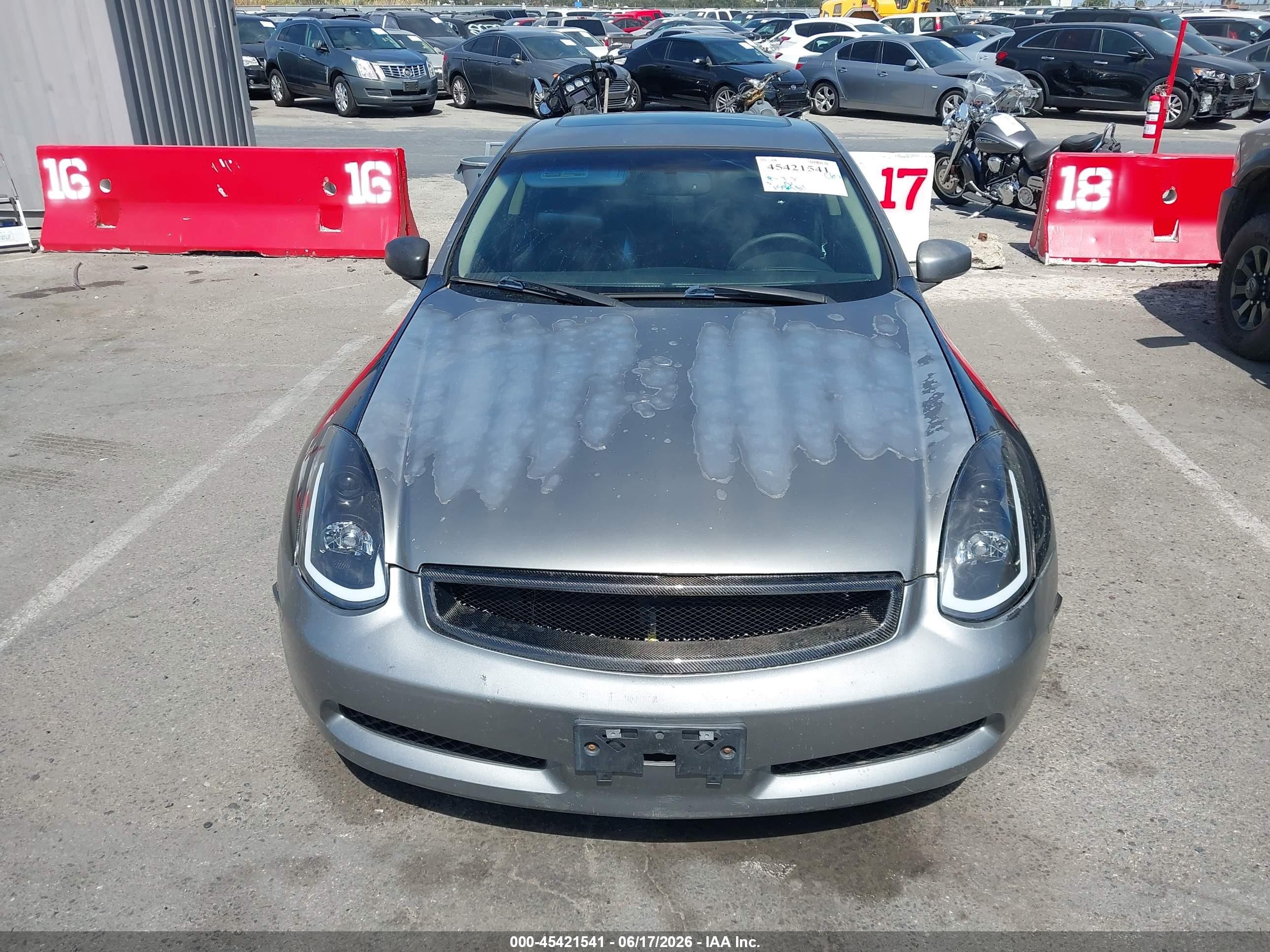 2006 Infiniti G35   Silver vin: JNKCV54E36M714979