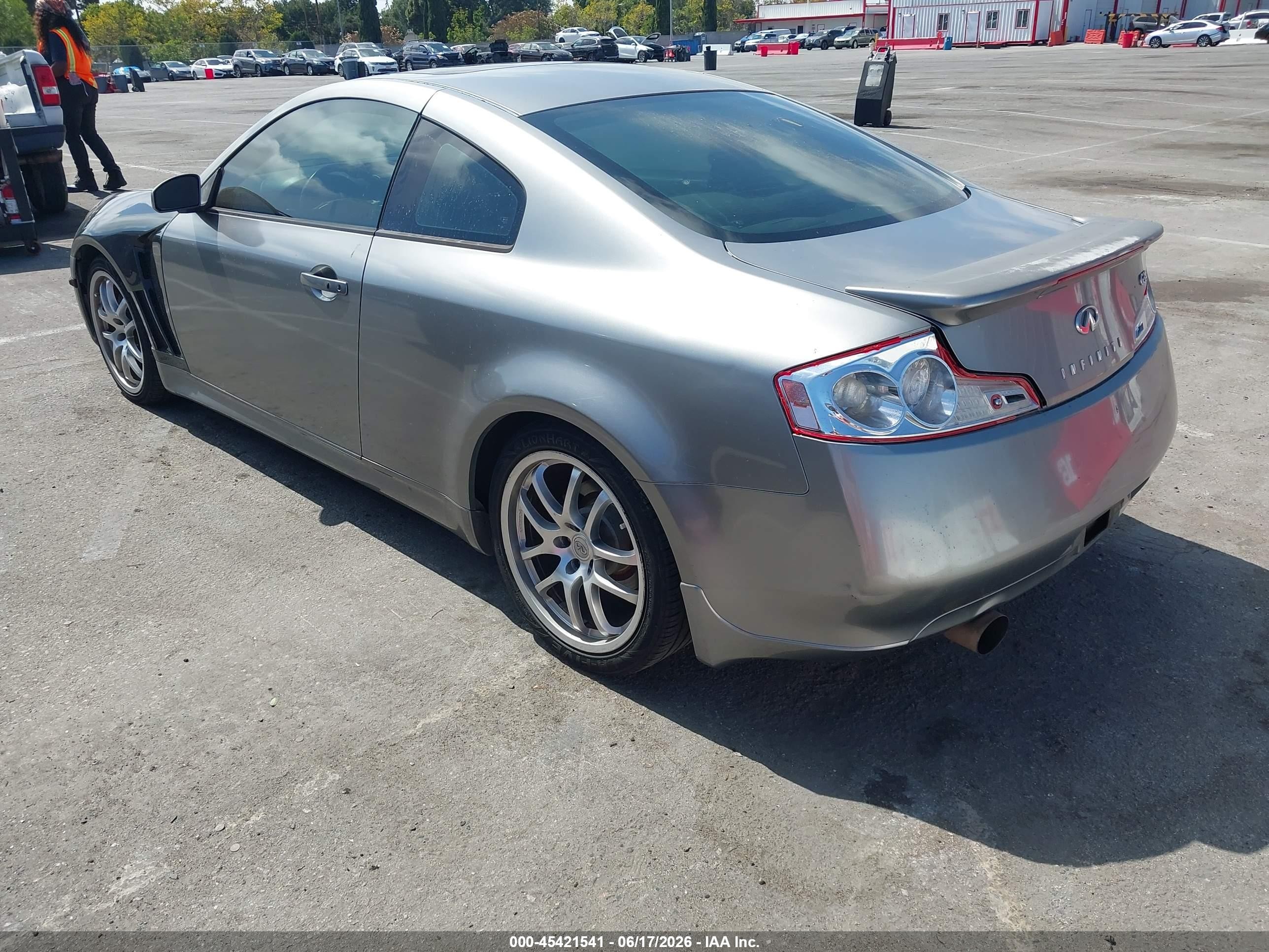 2006 Infiniti G35   Silver vin: JNKCV54E36M714979