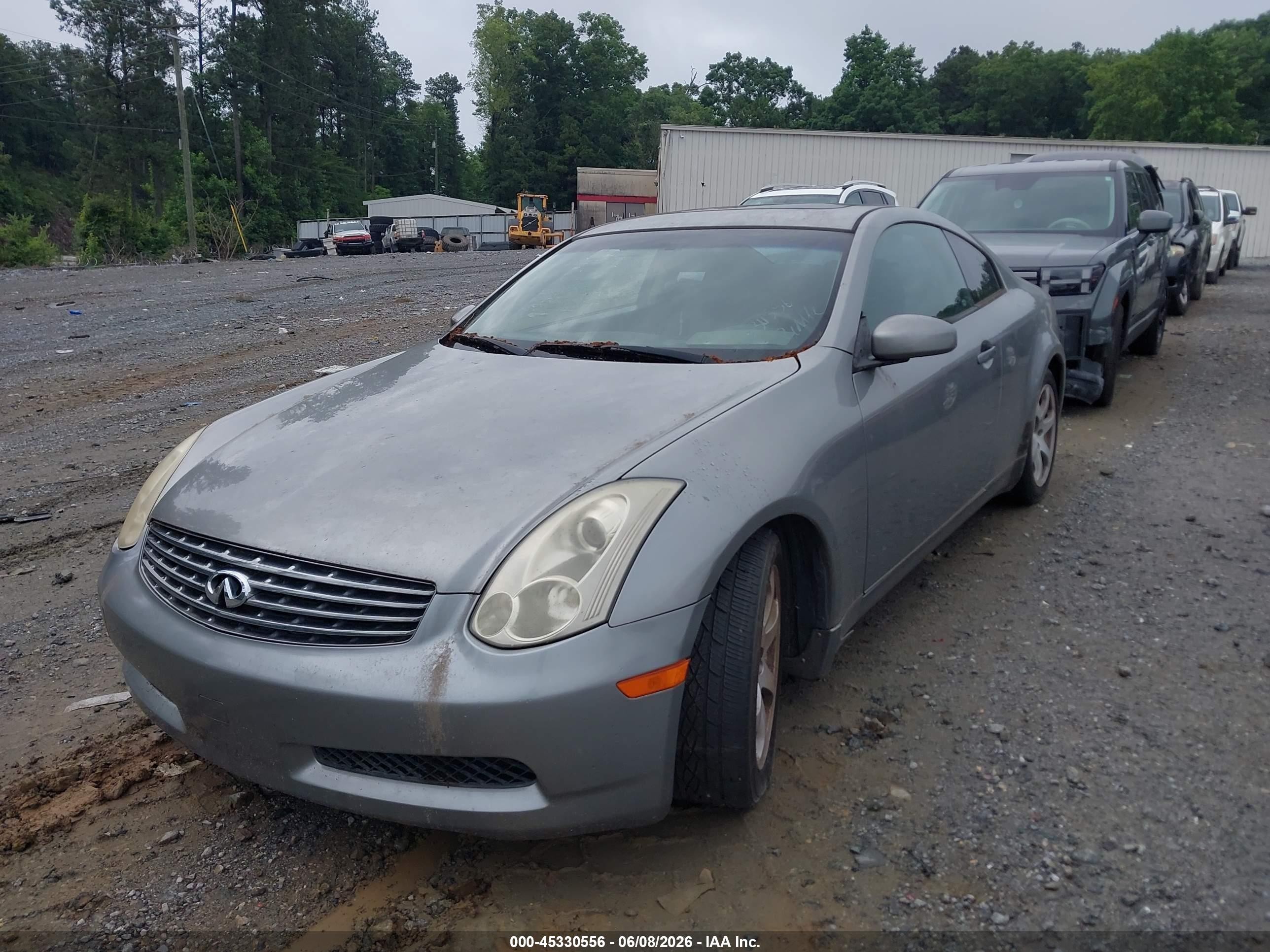 2006 Infiniti G35   Gray vin: JNKCV54E36M715341