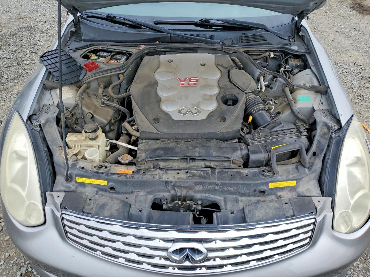 2006 Infiniti G35 Base Gray vin: JNKCV54E36M718742