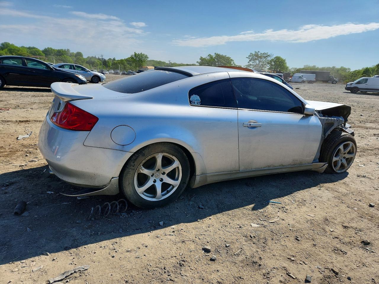 2007 Infiniti G35 Base Silver vin: JNKCV54E37M901169