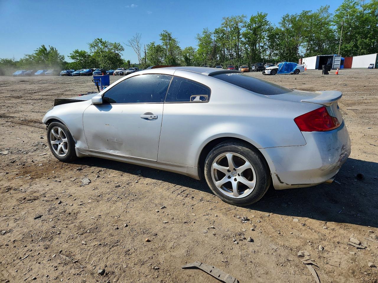 2007 Infiniti G35 Base Silver vin: JNKCV54E37M901169