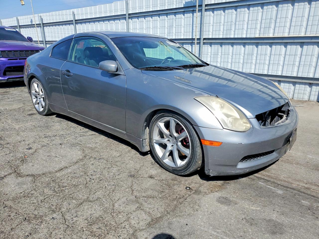 2007 Infiniti G35 Base Серебряный vin: JNKCV54E37M906792