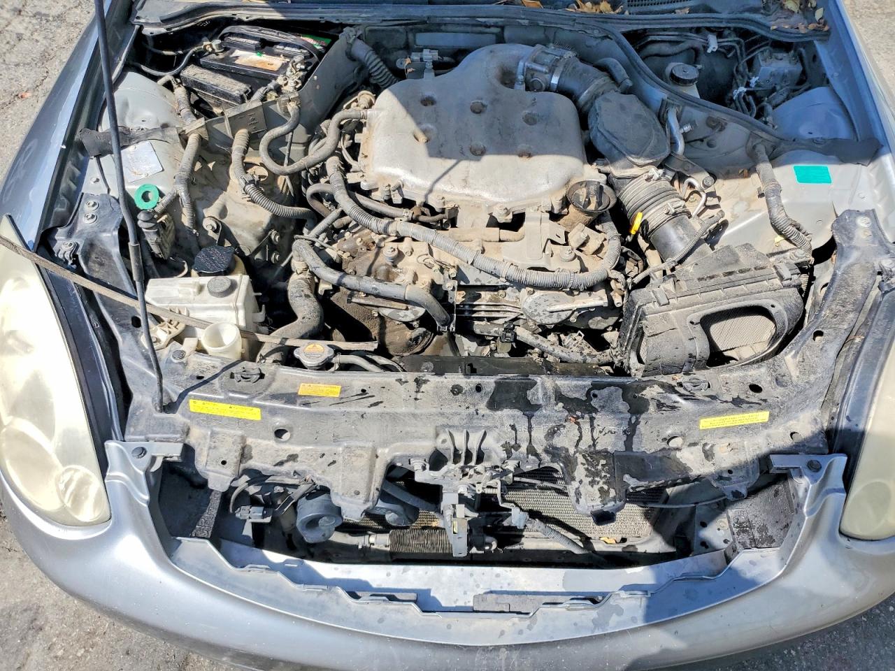 2007 Infiniti G35 Base Серебряный vin: JNKCV54E37M906792