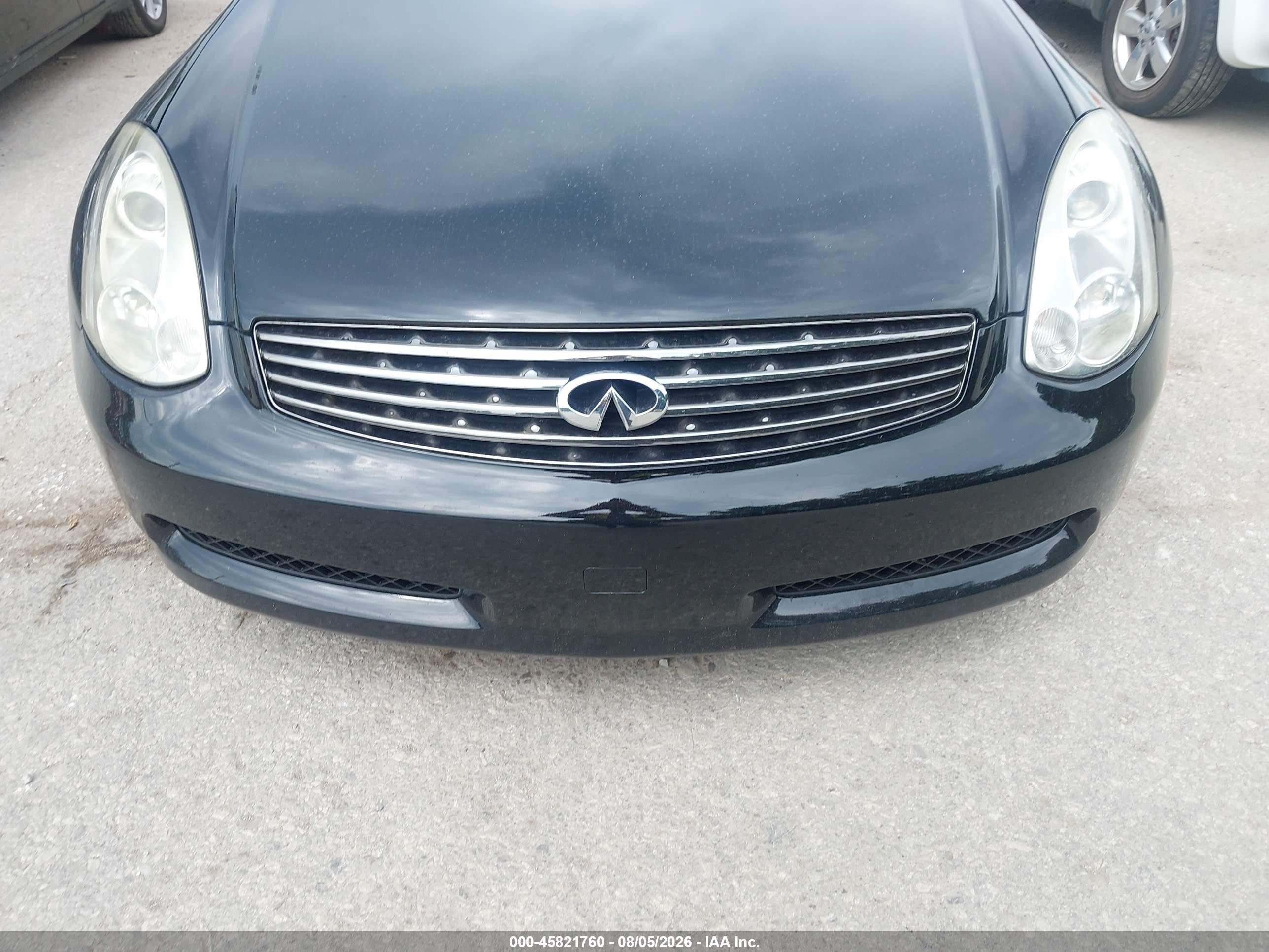 2007 Infiniti G35   Black vin: JNKCV54E37M908395