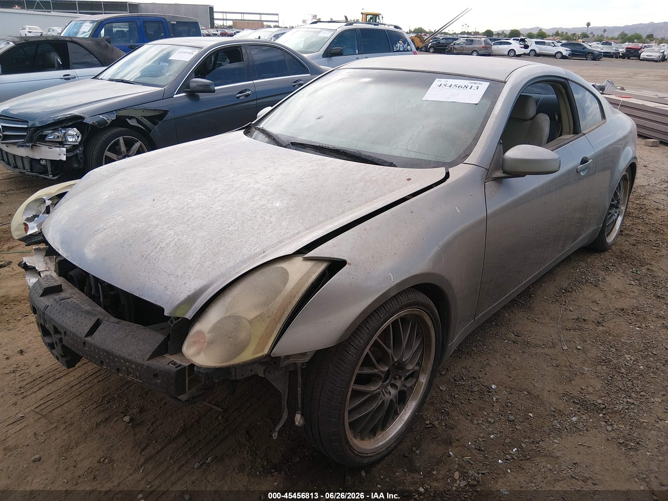 2003 Infiniti G35   Gray vin: JNKCV54E43M207665