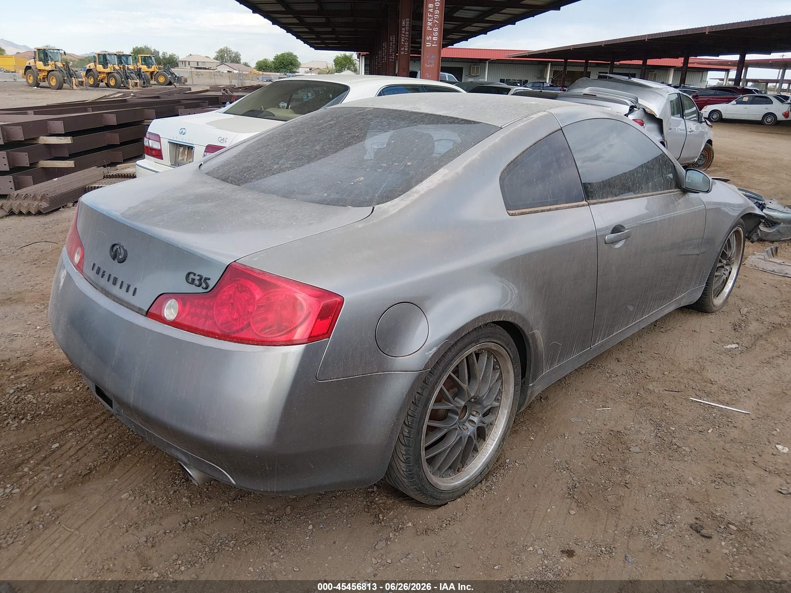 2003 Infiniti G35   Gray vin: JNKCV54E43M207665