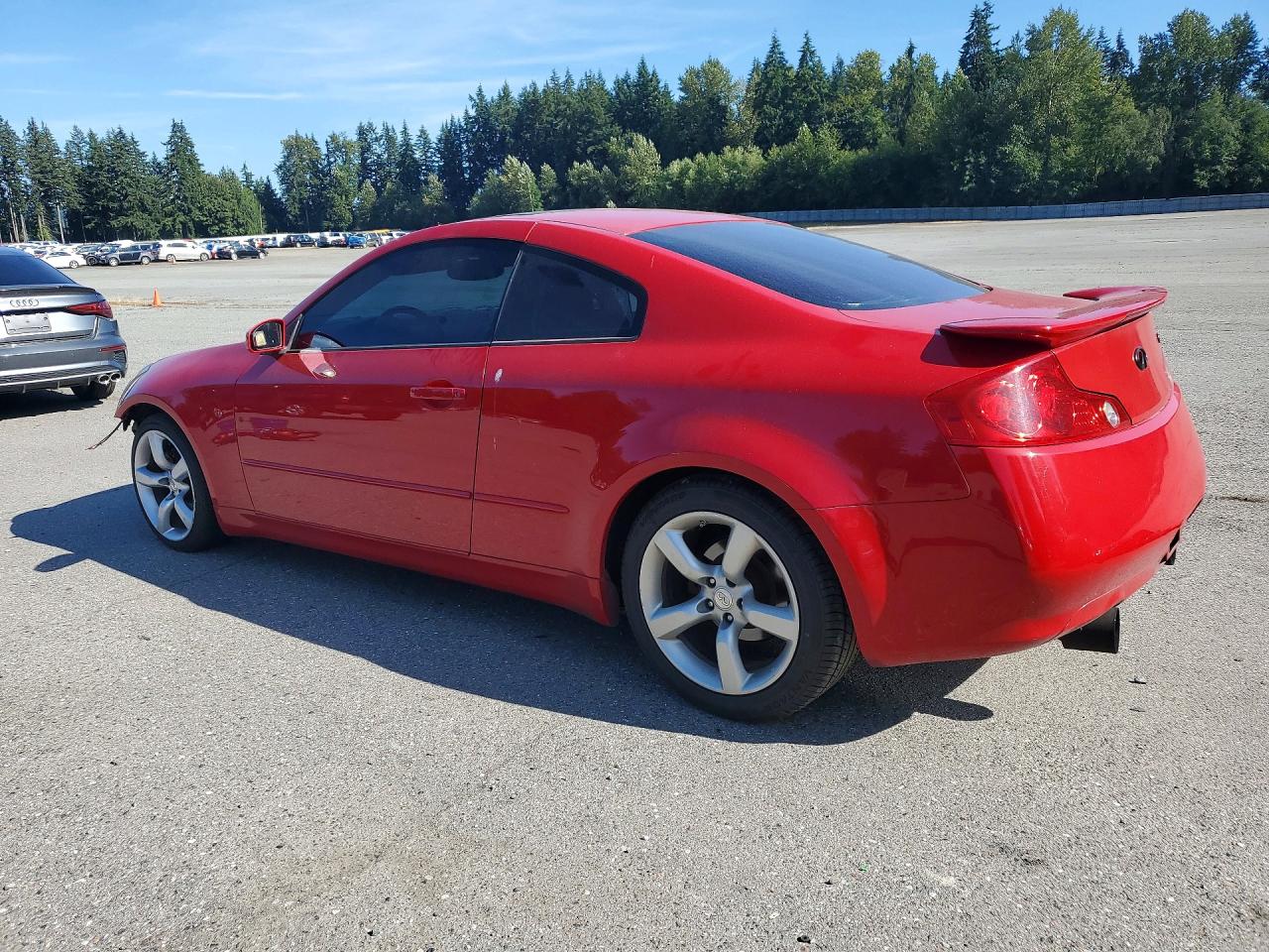 2003 Infiniti G35 Base Red vin: JNKCV54E43M213112