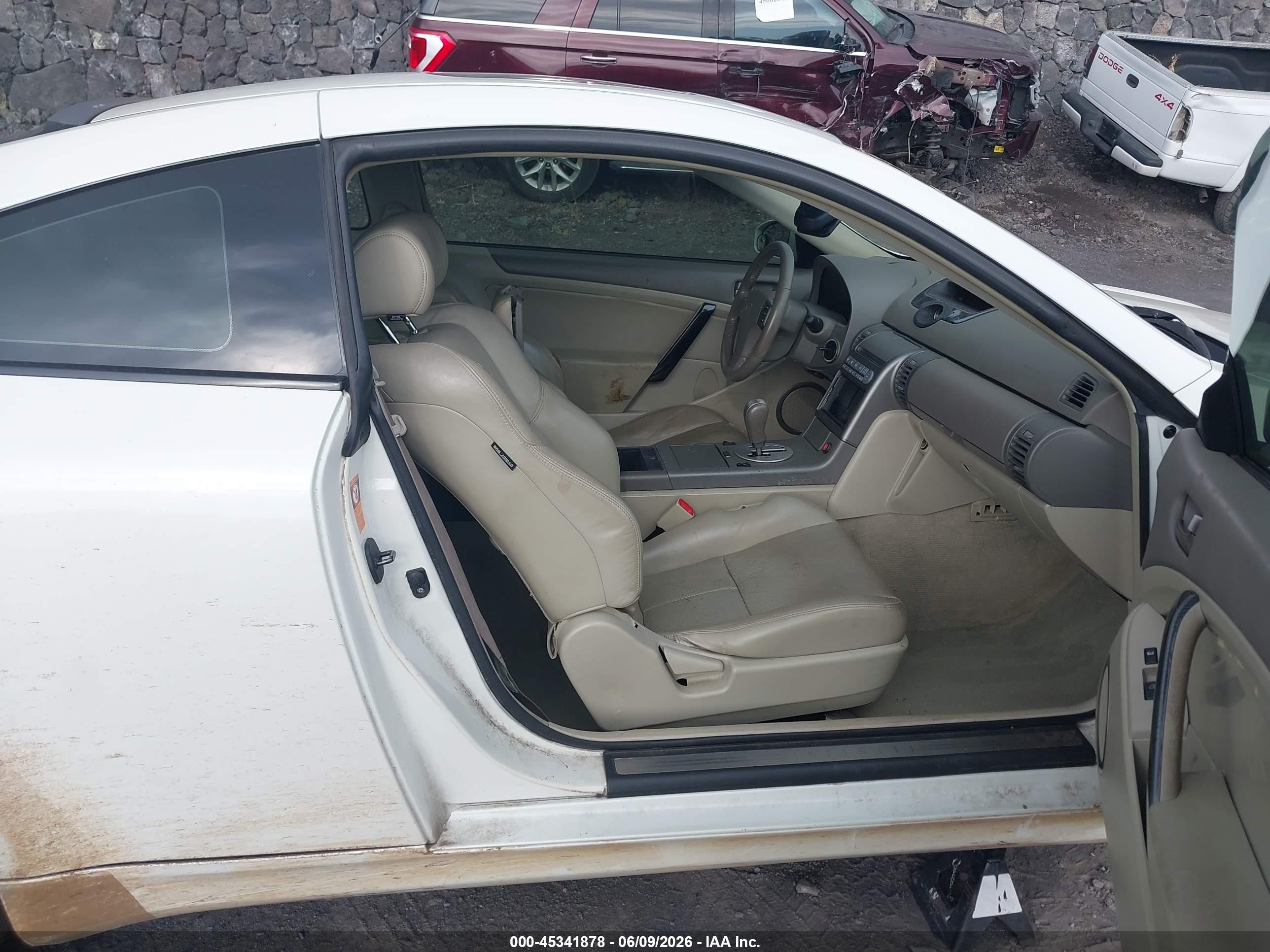2003 Infiniti G35 Base W/leather White vin: JNKCV54E43M218858