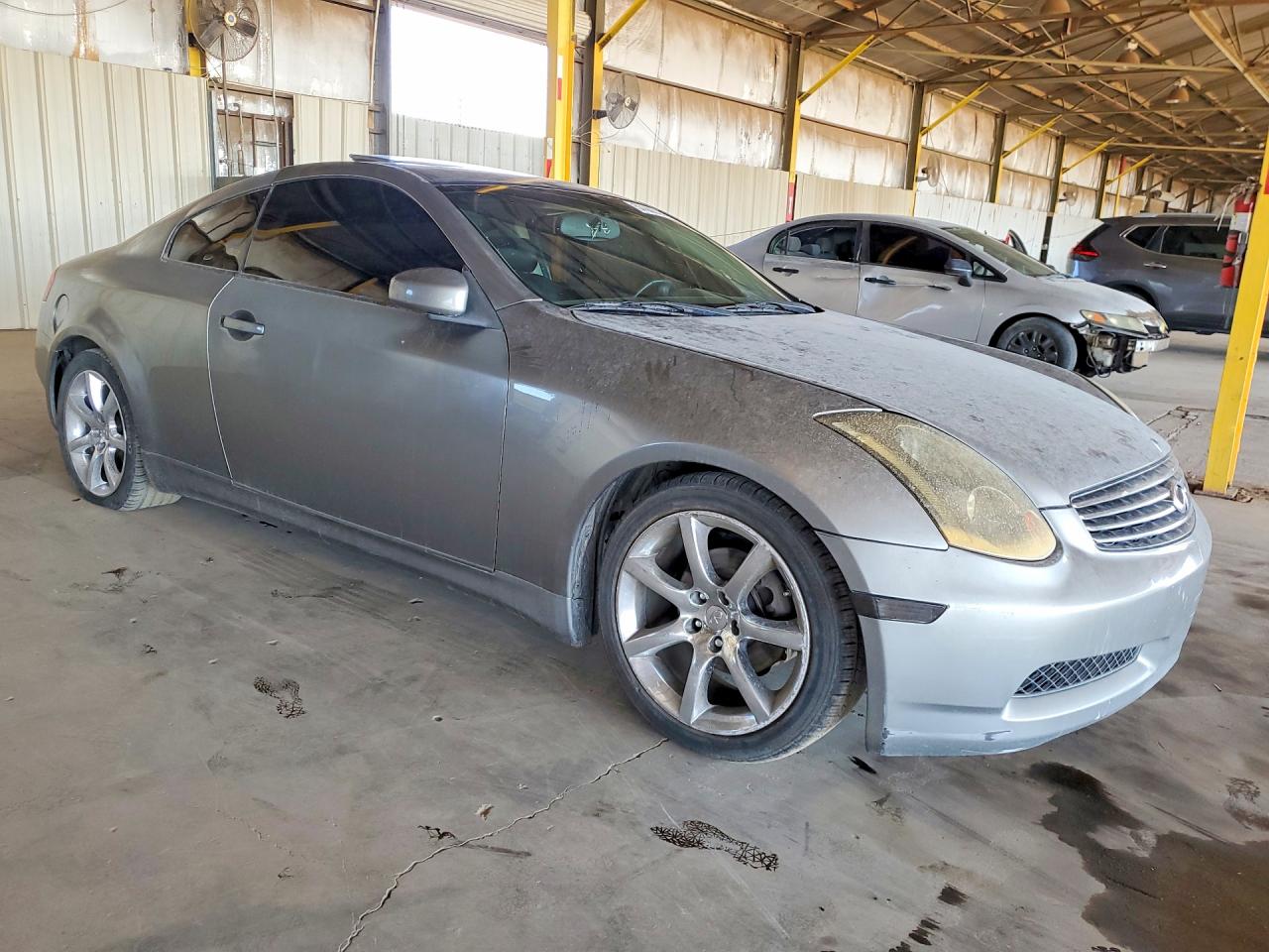 2004 Infiniti G35 Base Серый vin: JNKCV54E44M308397