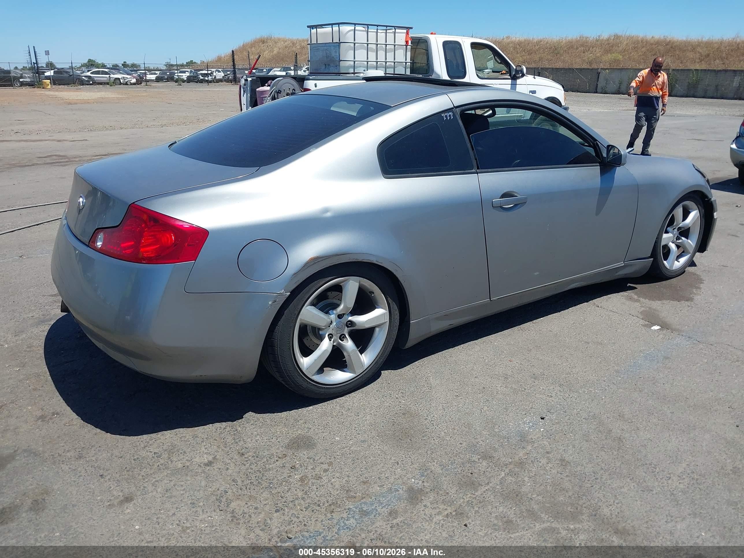 2004 Infiniti G35 Gray vin: JNKCV54E44M808964