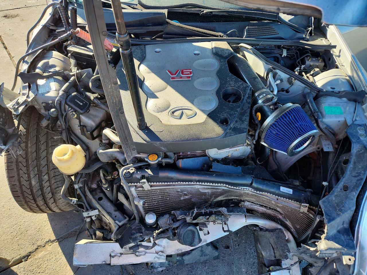 2005 Infiniti G35 Silver vin: JNKCV54E45M426810