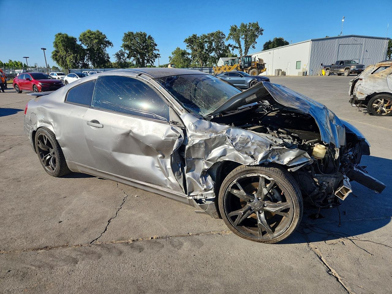 2005 Infiniti G35 Silver vin: JNKCV54E45M426810