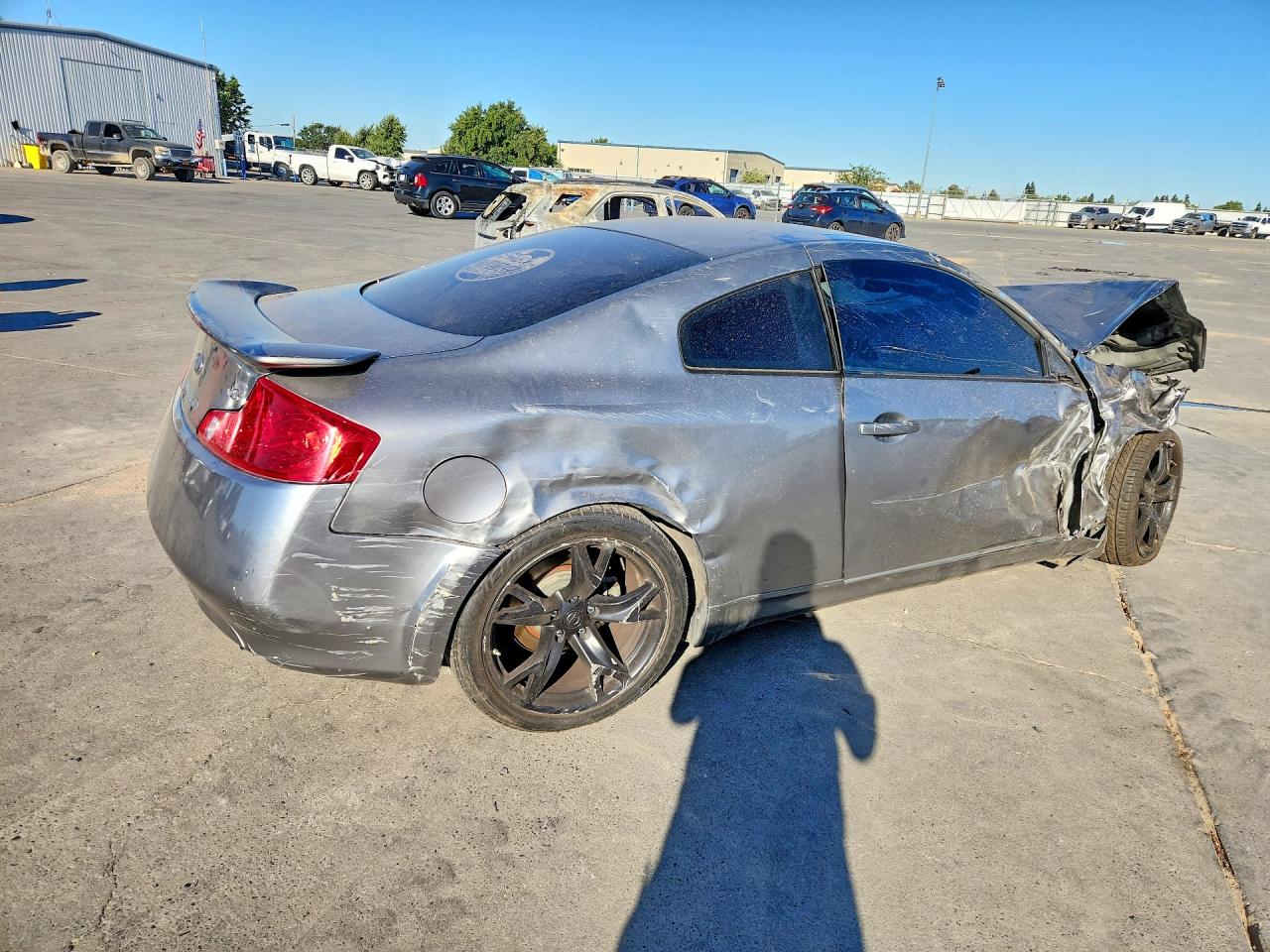 2005 Infiniti G35 Silver vin: JNKCV54E45M426810