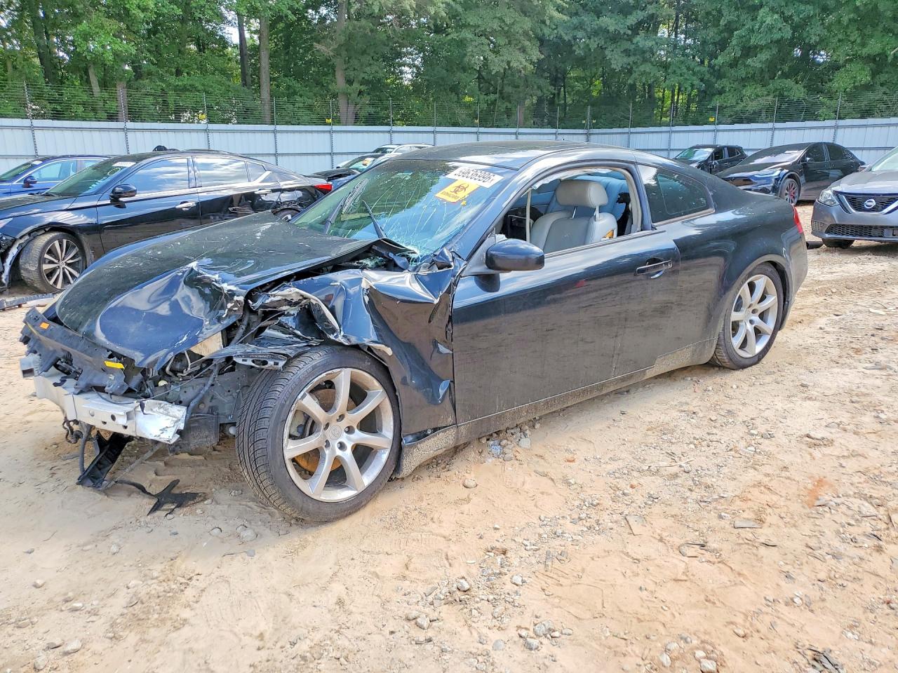 2006 Infiniti G35 Base Black vin: JNKCV54E46M721035
