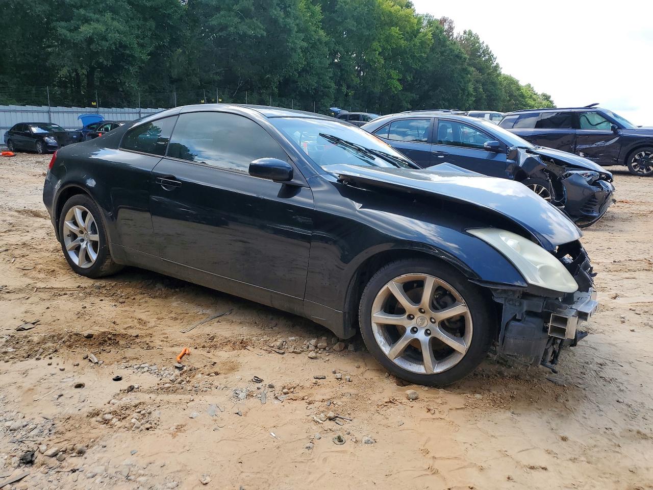 2006 Infiniti G35 Base Black vin: JNKCV54E46M721035