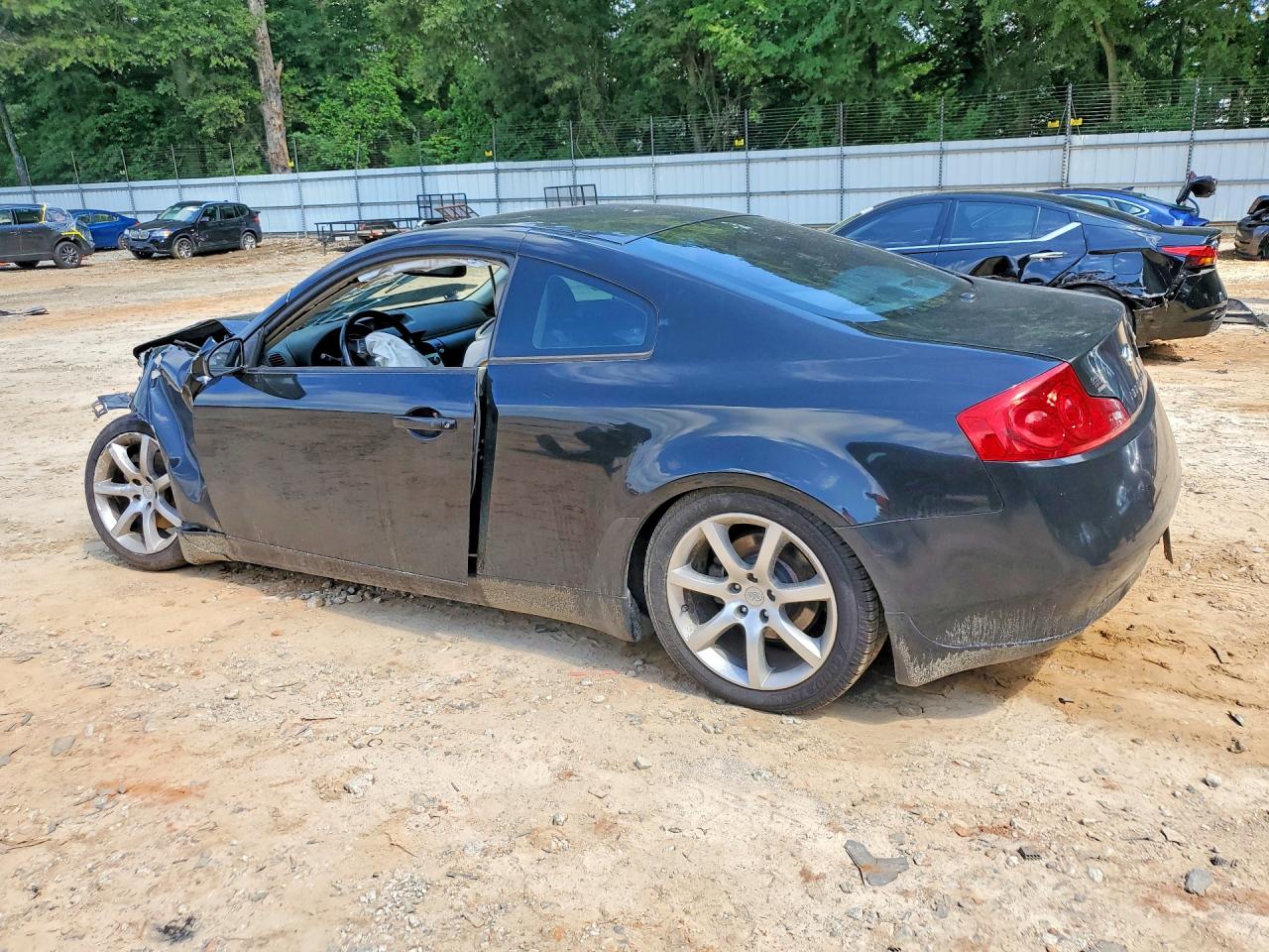 2006 Infiniti G35 Base Black vin: JNKCV54E46M721035