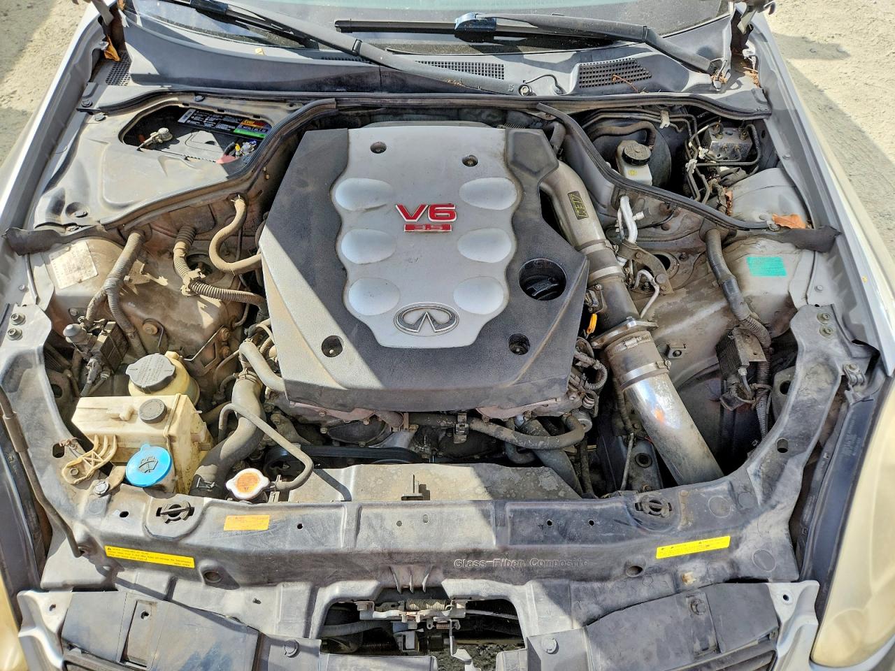 2006 Infiniti G35 Base Gray vin: JNKCV54E46M722427