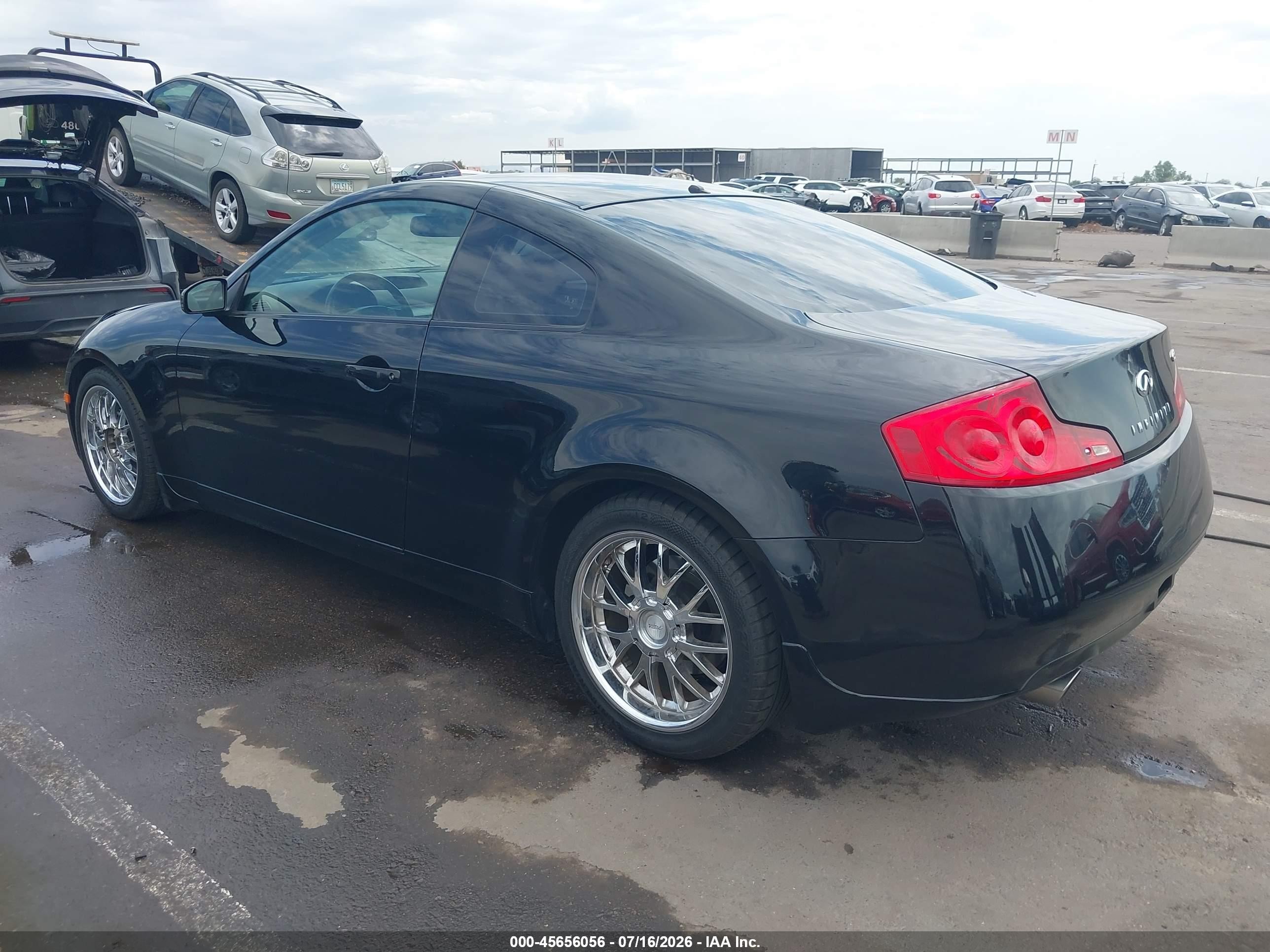 2007 Infiniti G35   Черный vin: JNKCV54E47M902895