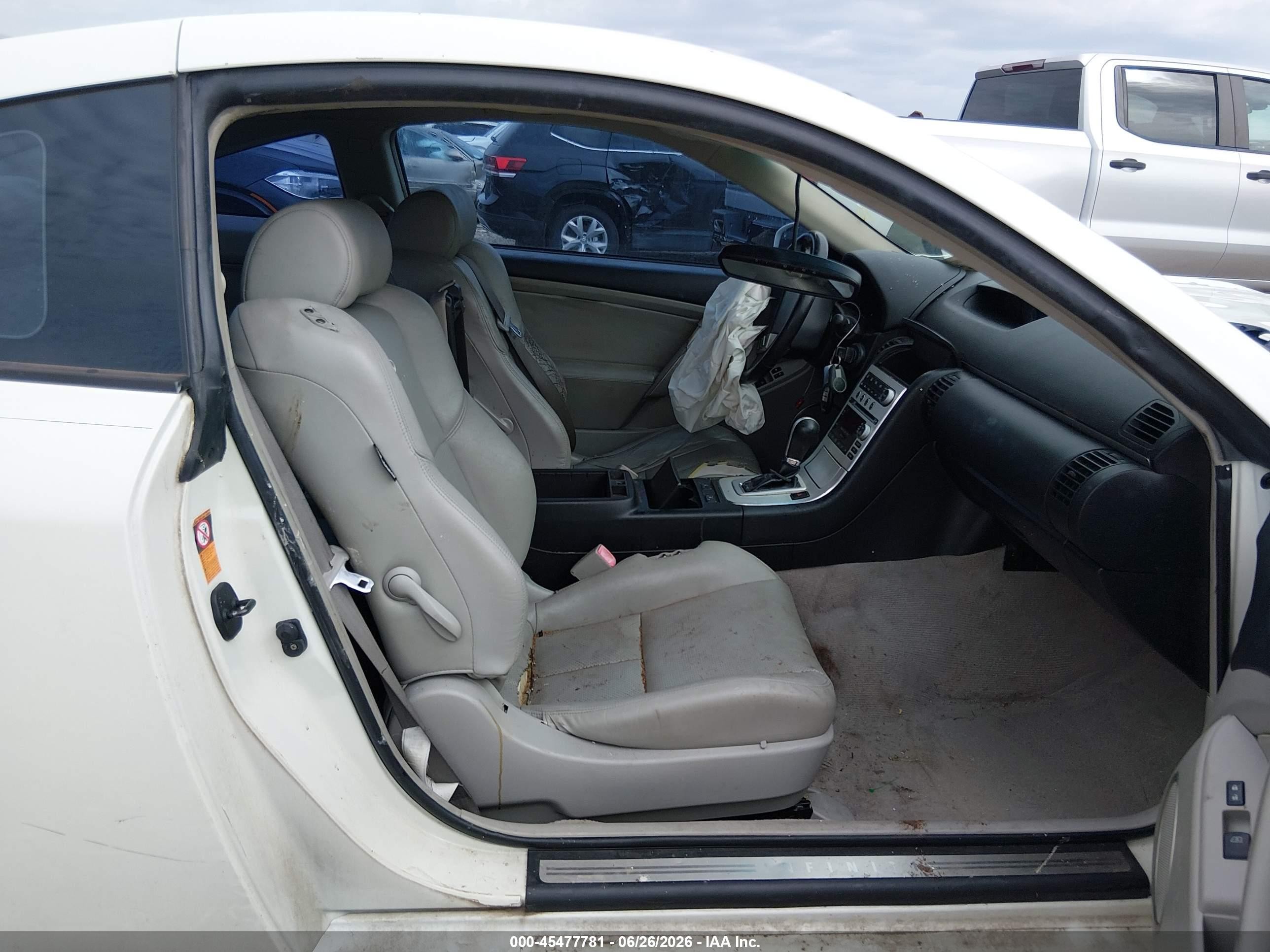 2007 Infiniti G35   White vin: JNKCV54E47M903268